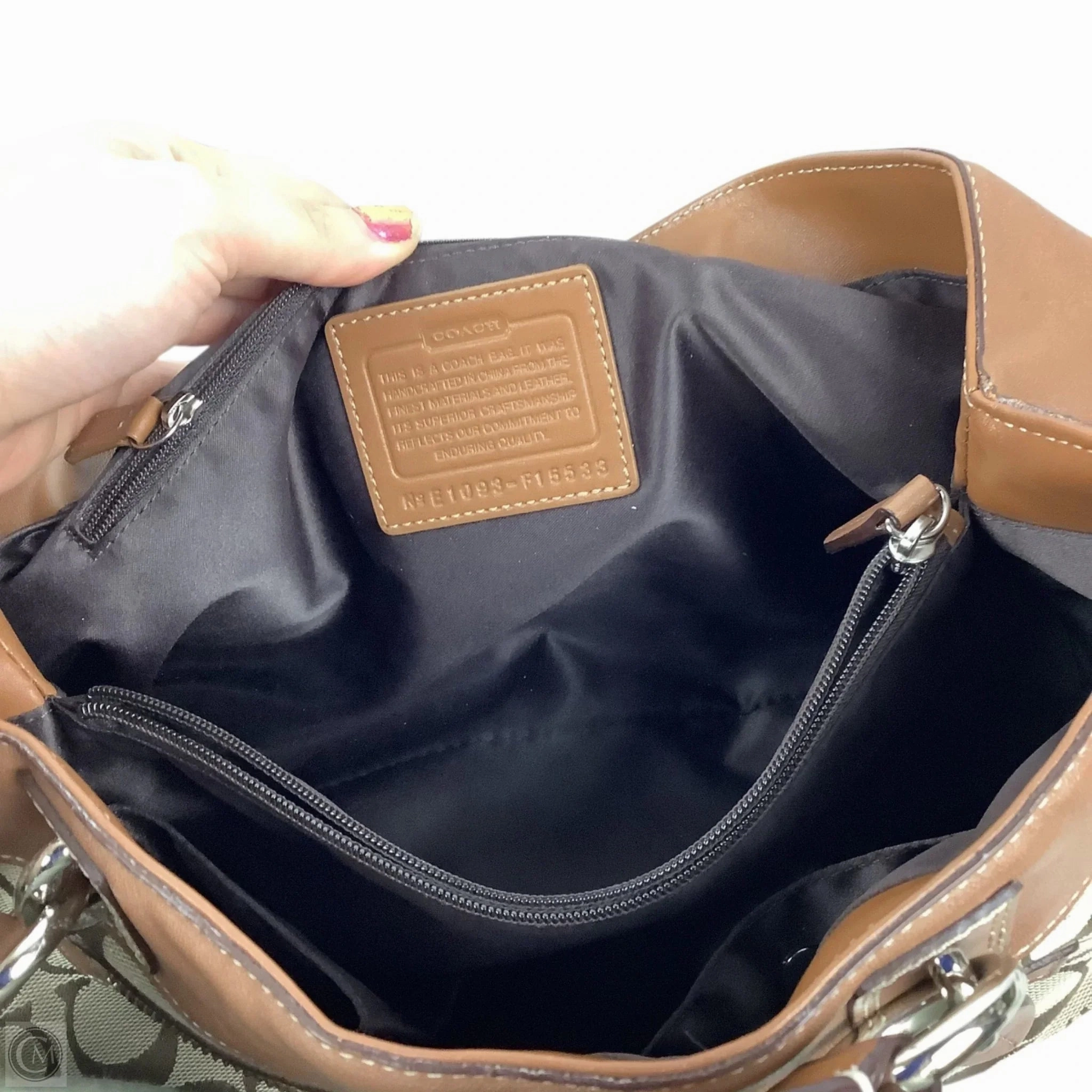 Handbag Designer By Coach, Size: Medium