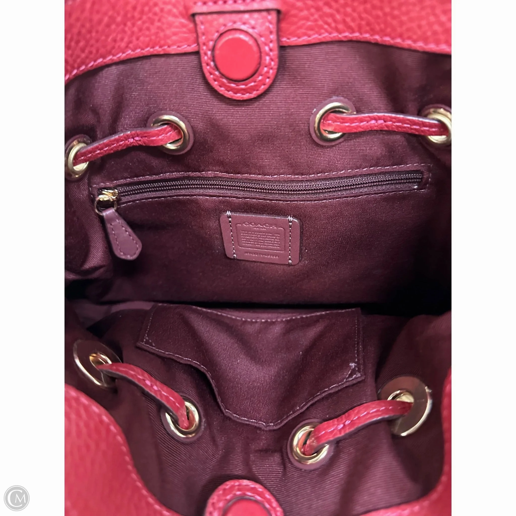 Handbag Designer By Coach, Size: Medium