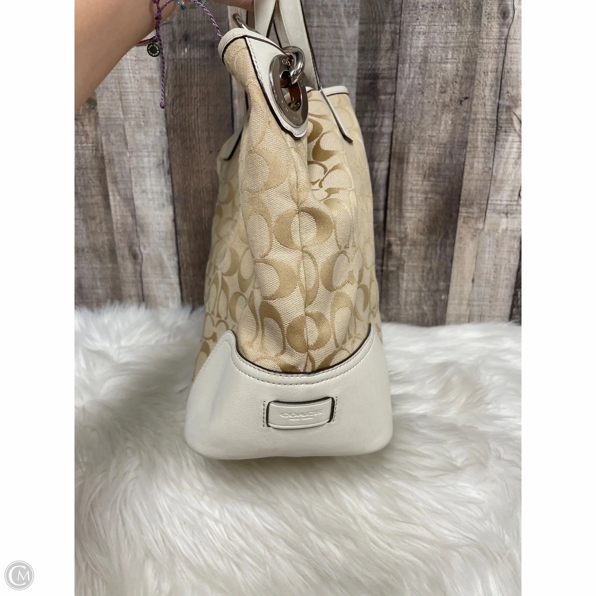 Handbag Designer By Coach, Size: Medium