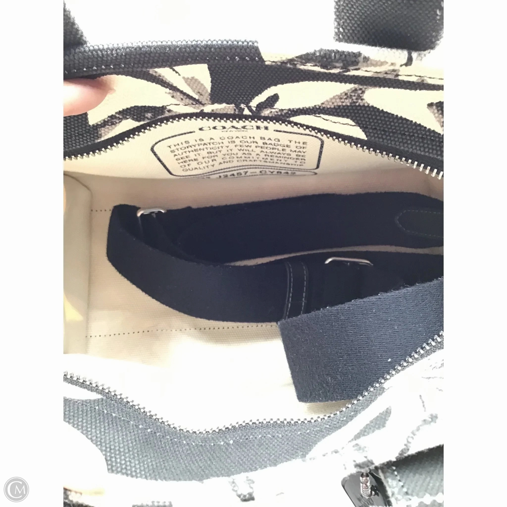 Handbag Designer By Coach, Size: Medium