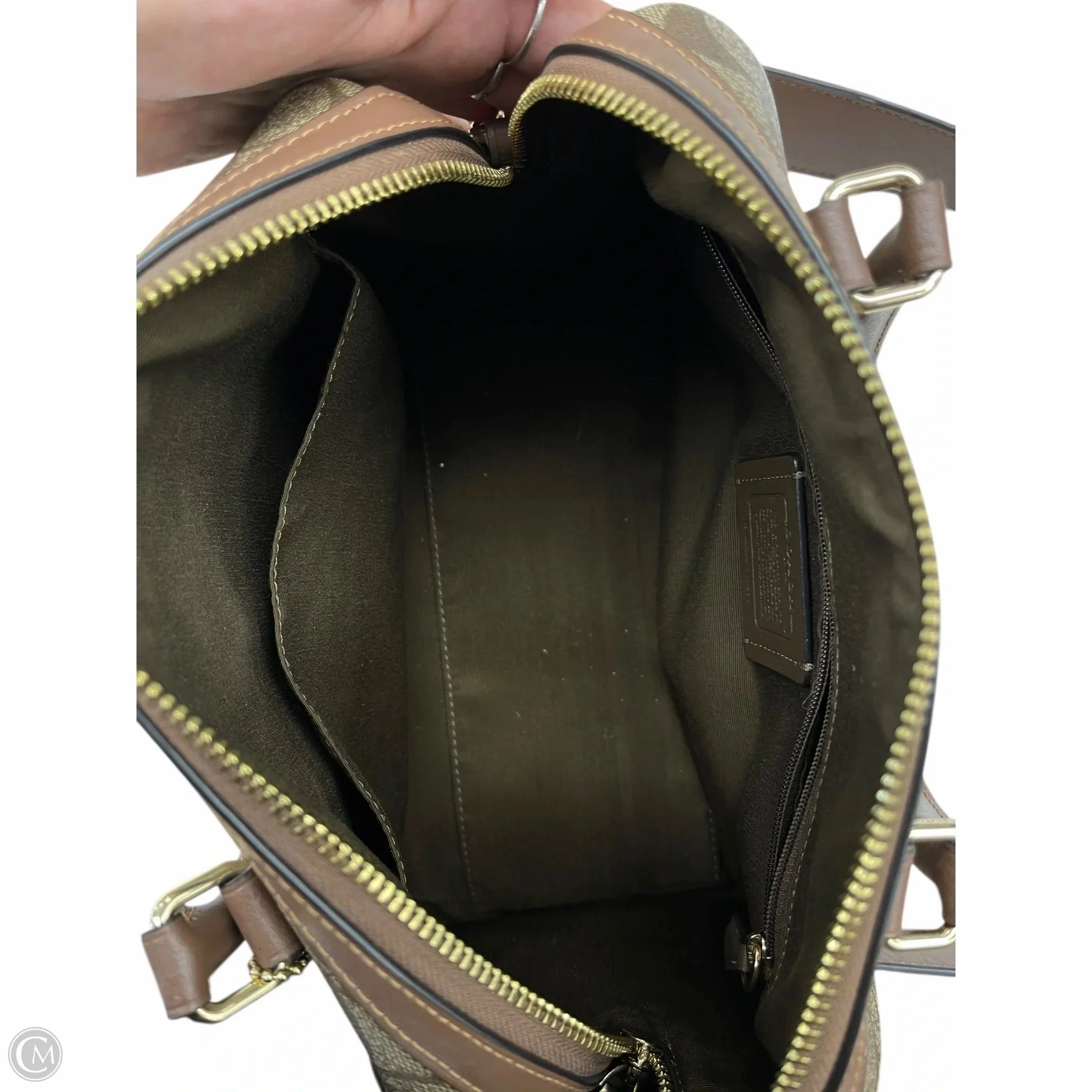 Handbag Designer By Coach, Size: Small