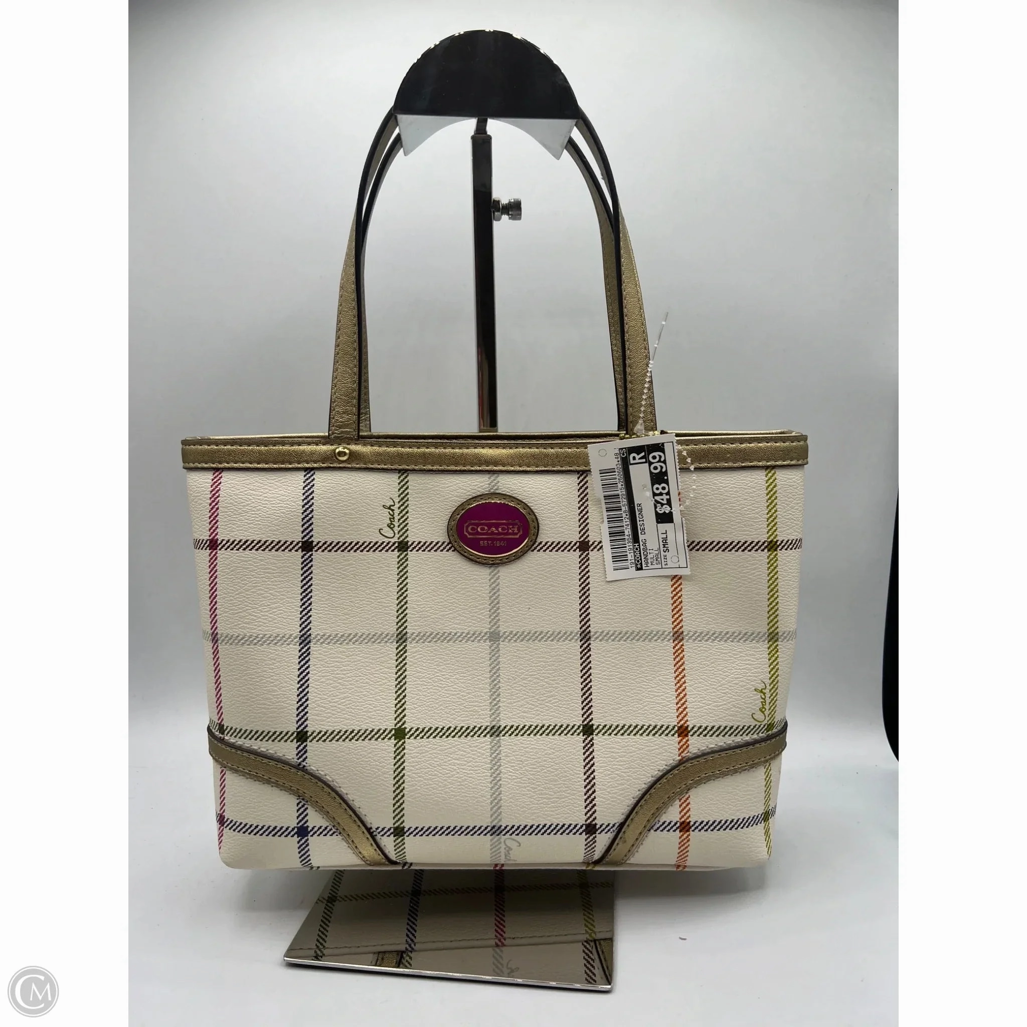 Handbag Designer By Coach, Size: Small
