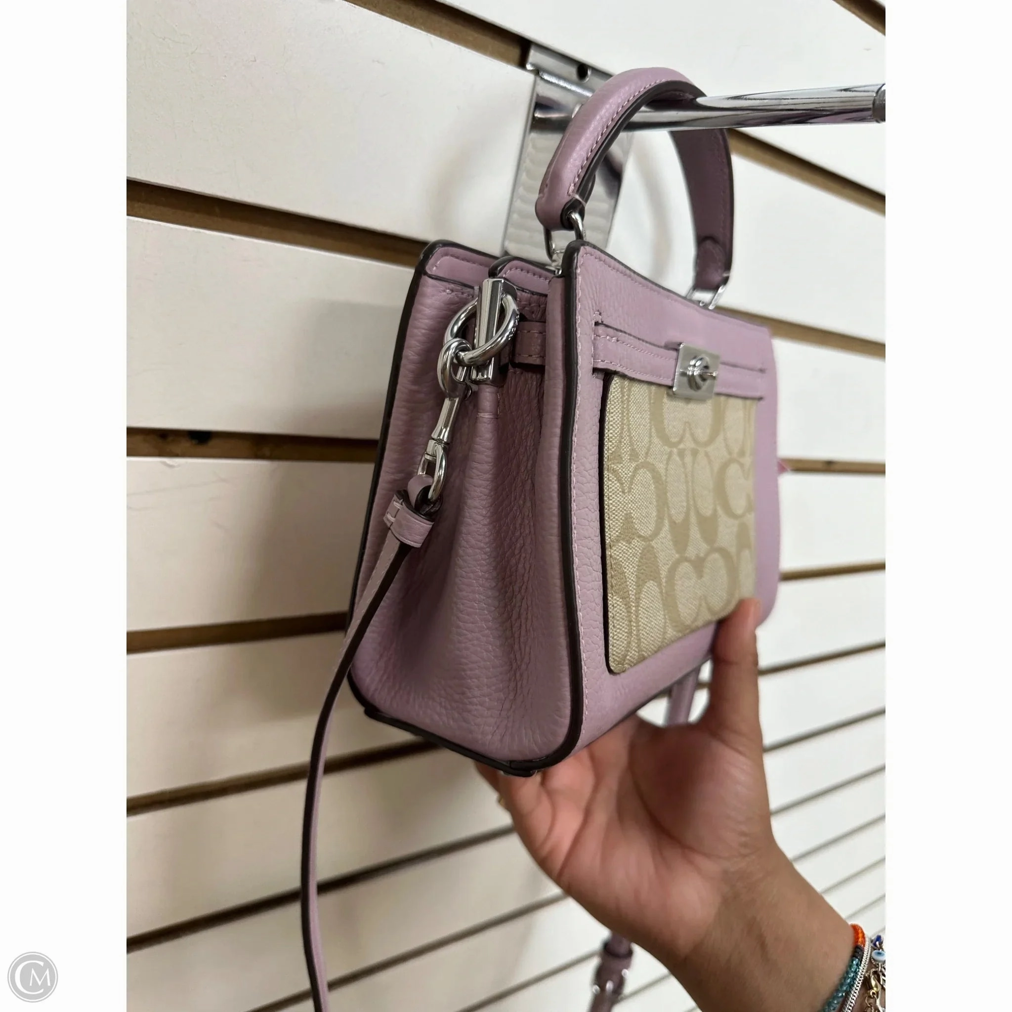 Handbag Designer By Coach, Size: Small