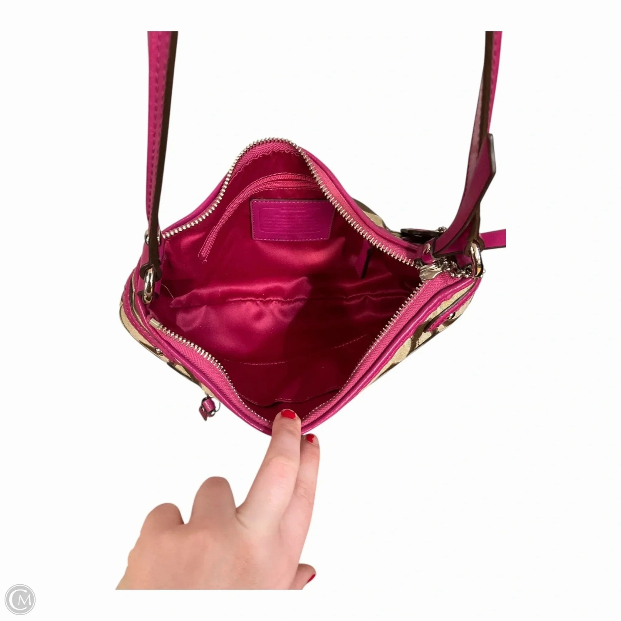 Handbag Designer By Coach, Size: Small