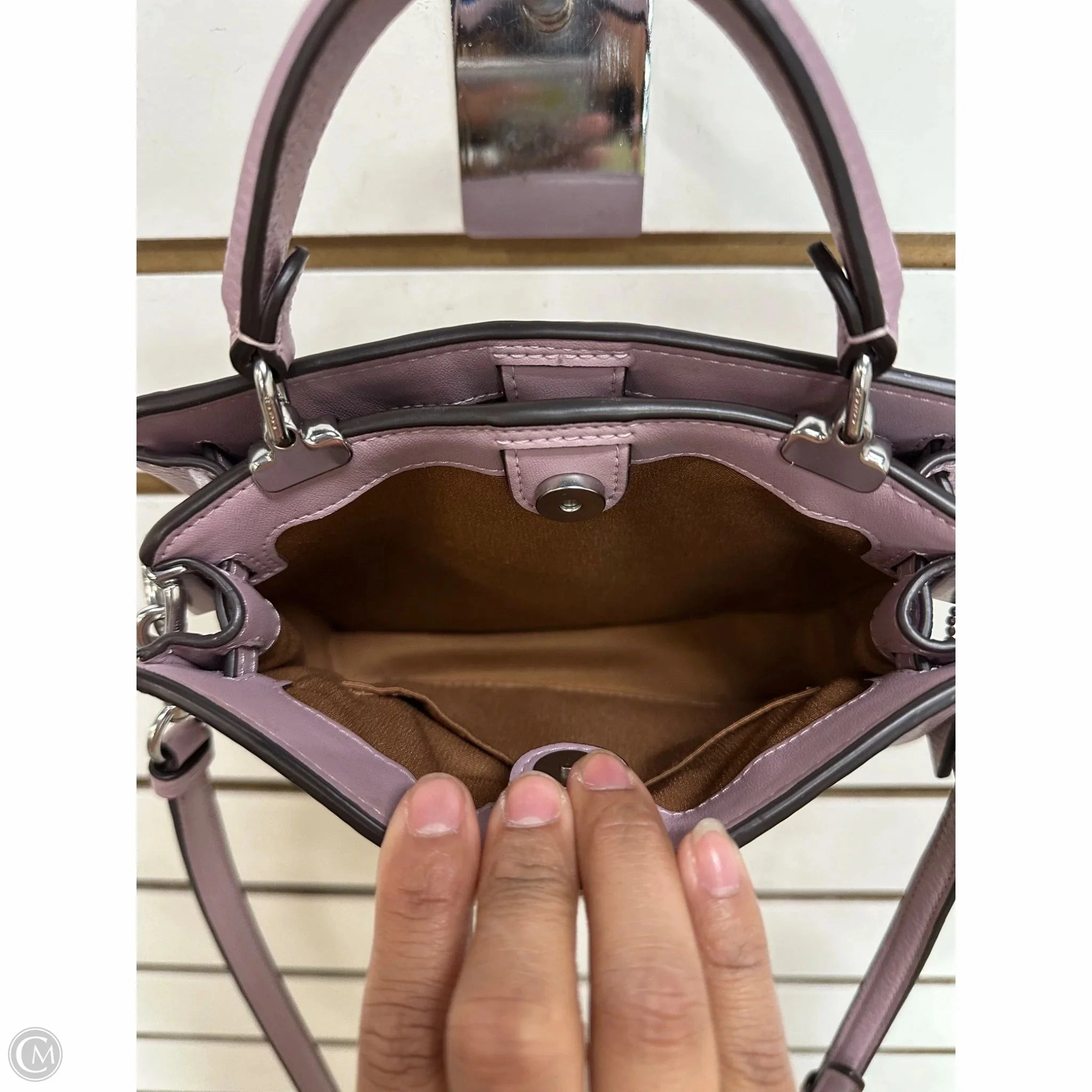 Handbag Designer By Coach, Size: Small