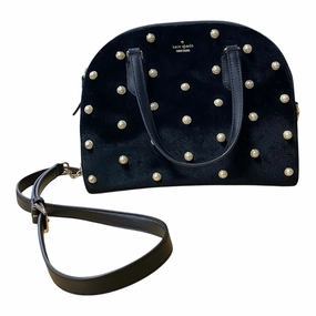 Handbag Designer By Kate Spade In Black & White, Size:Medium