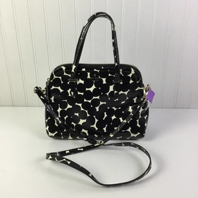 Handbag Designer By Kate Spade In Black & White, Size:Small