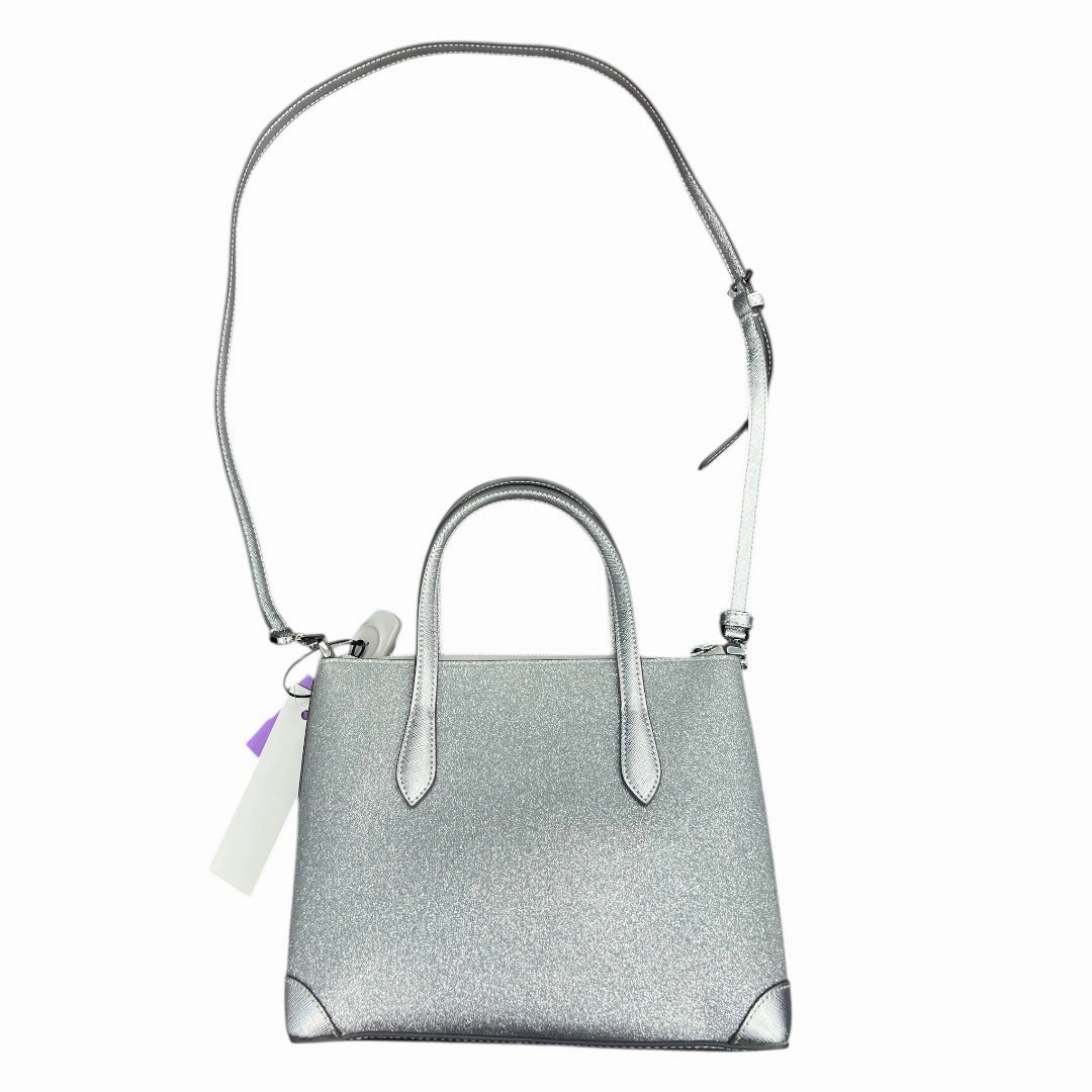 Handbag Designer By Kate Spade In Silver, Size:Small