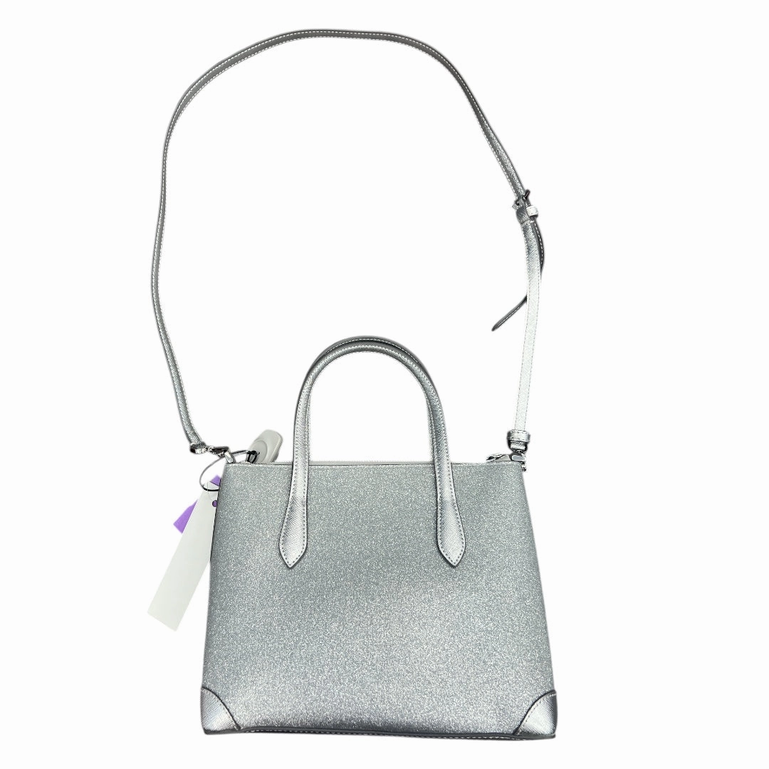 Handbag Designer By Kate Spade In Silver, Size:Small