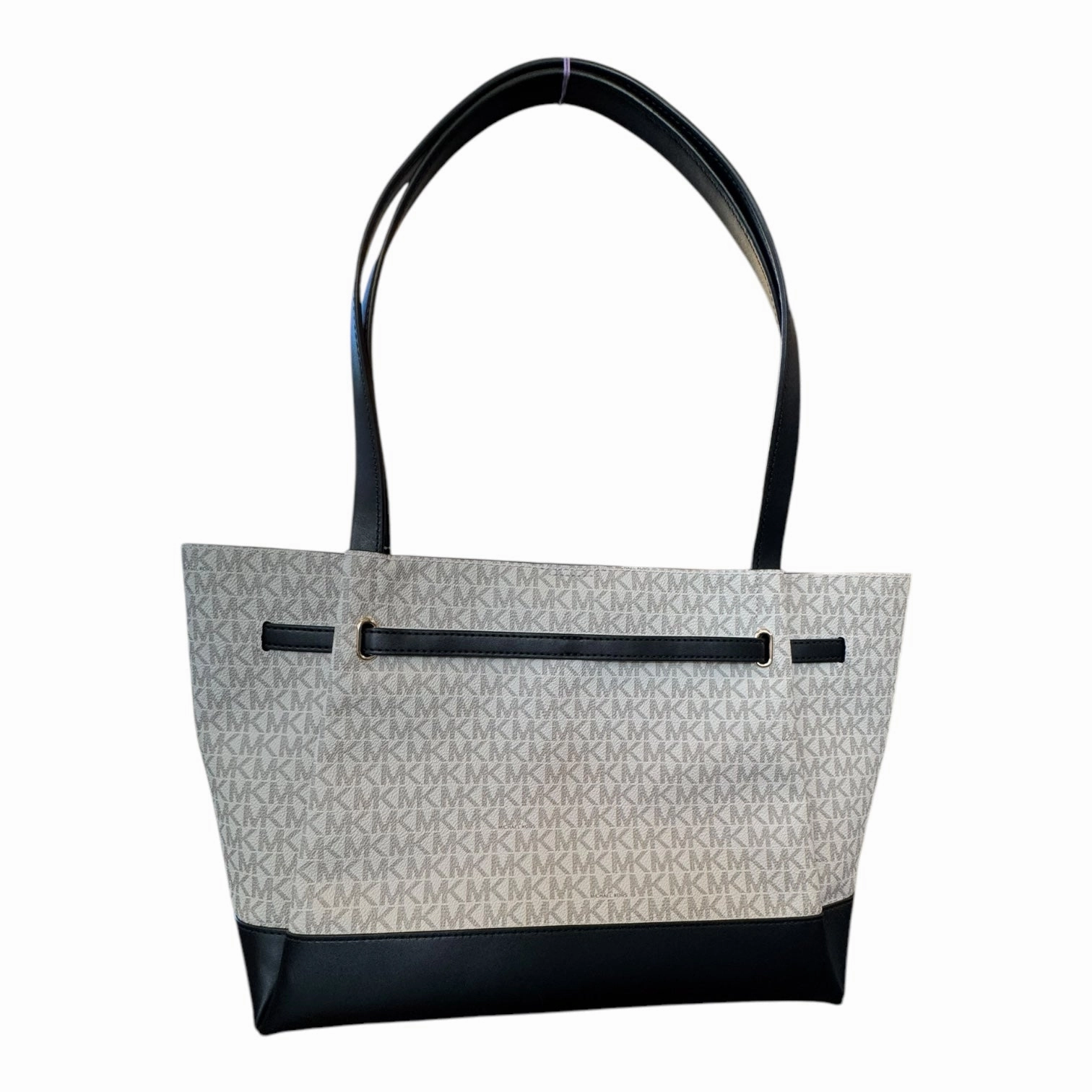 Handbag Designer By Michael Kors In Black & White, Size:Large