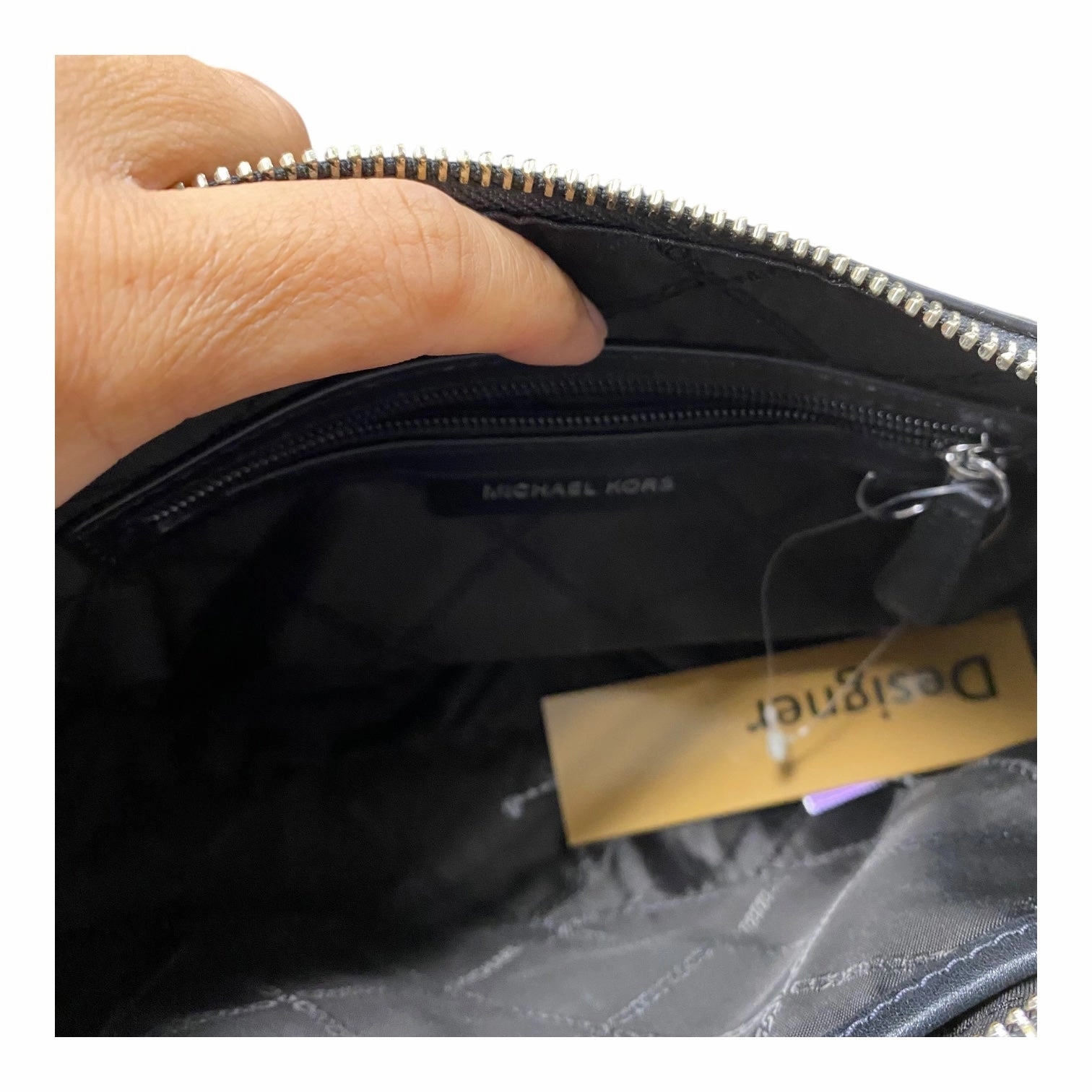 Handbag Designer By Michael Kors In Black, Size:Medium