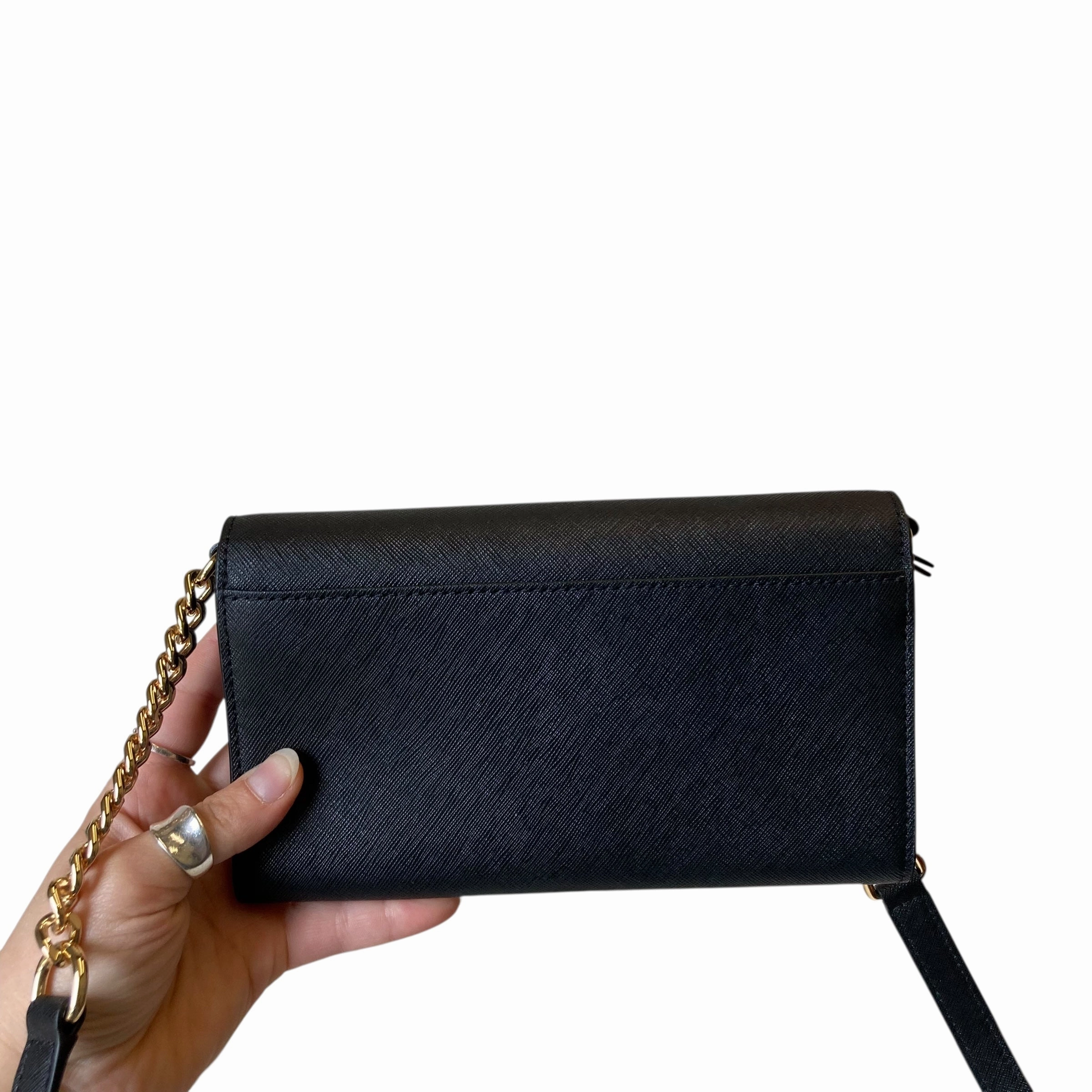 Handbag Designer By Michael Kors In Black, Size:Small
