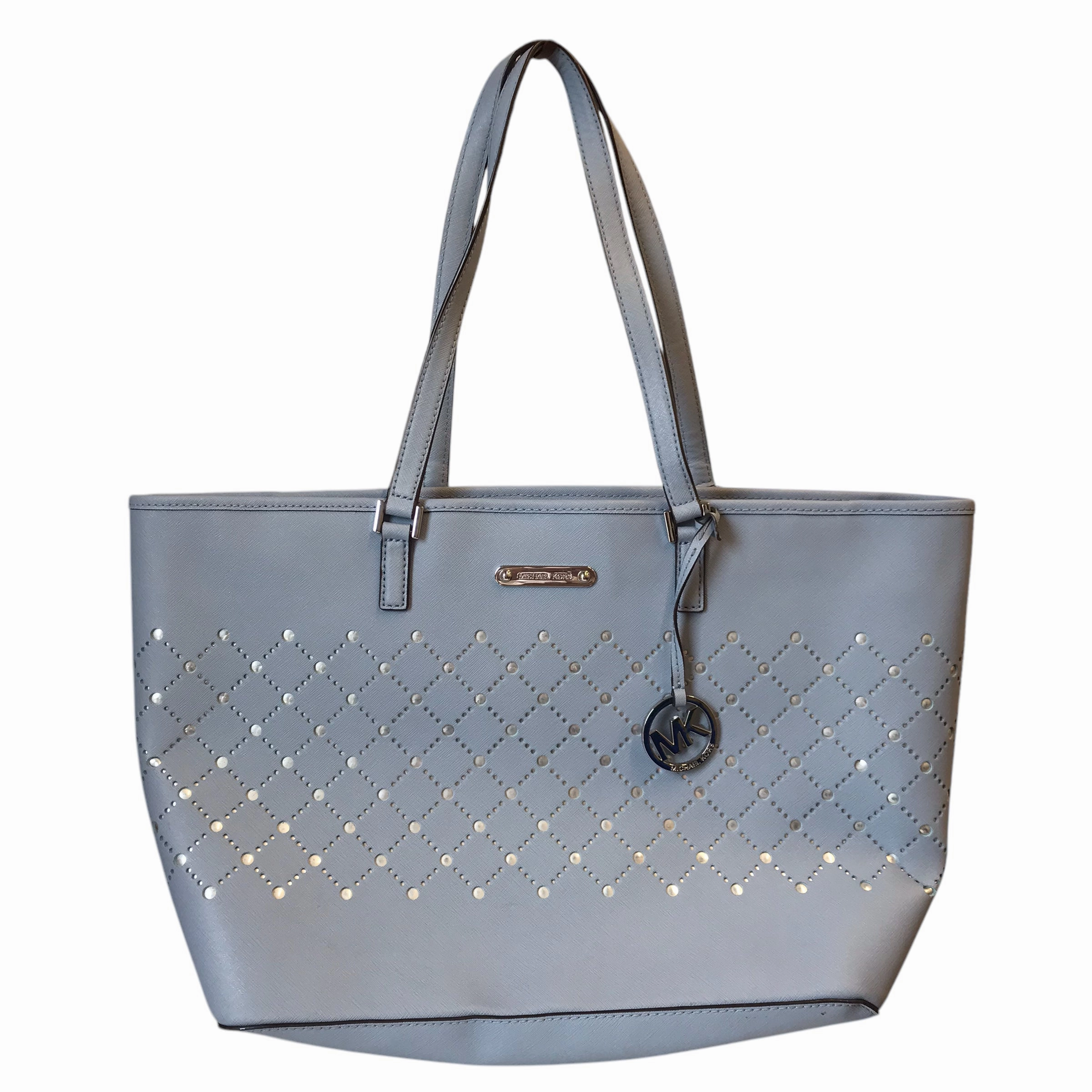 Handbag Designer By Michael Kors In Blue, Size:Large
