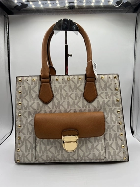 HANDBAG DESIGNER by MICHAEL KORS In BROWN, Size: MEDIUM