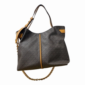 Handbag Designer By Michael Kors In Brown, Size:Medium