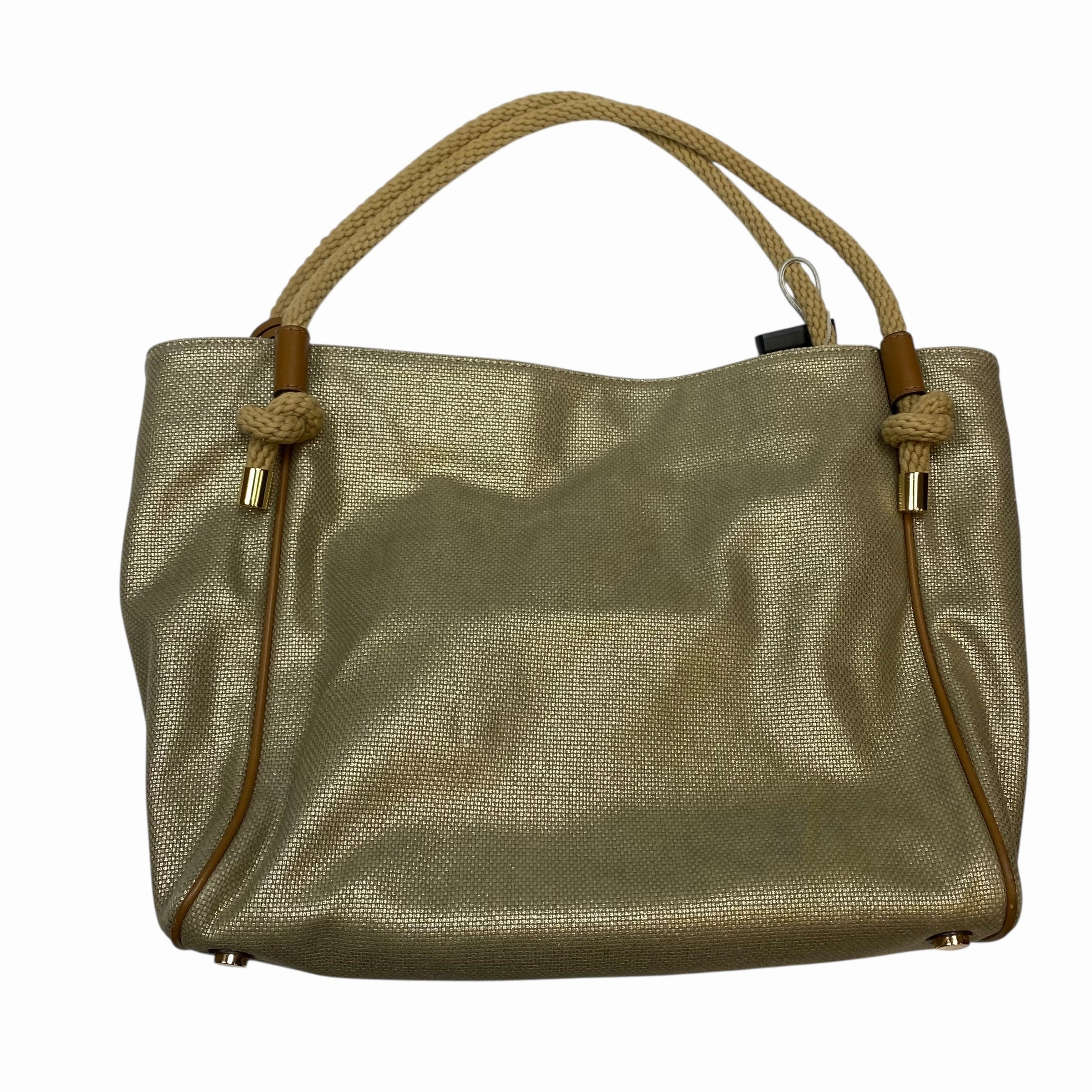 Handbag Designer By Michael Kors In Gold, Size:Large