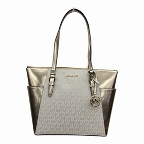 Handbag Designer By Michael Kors In Gold, Size:Medium