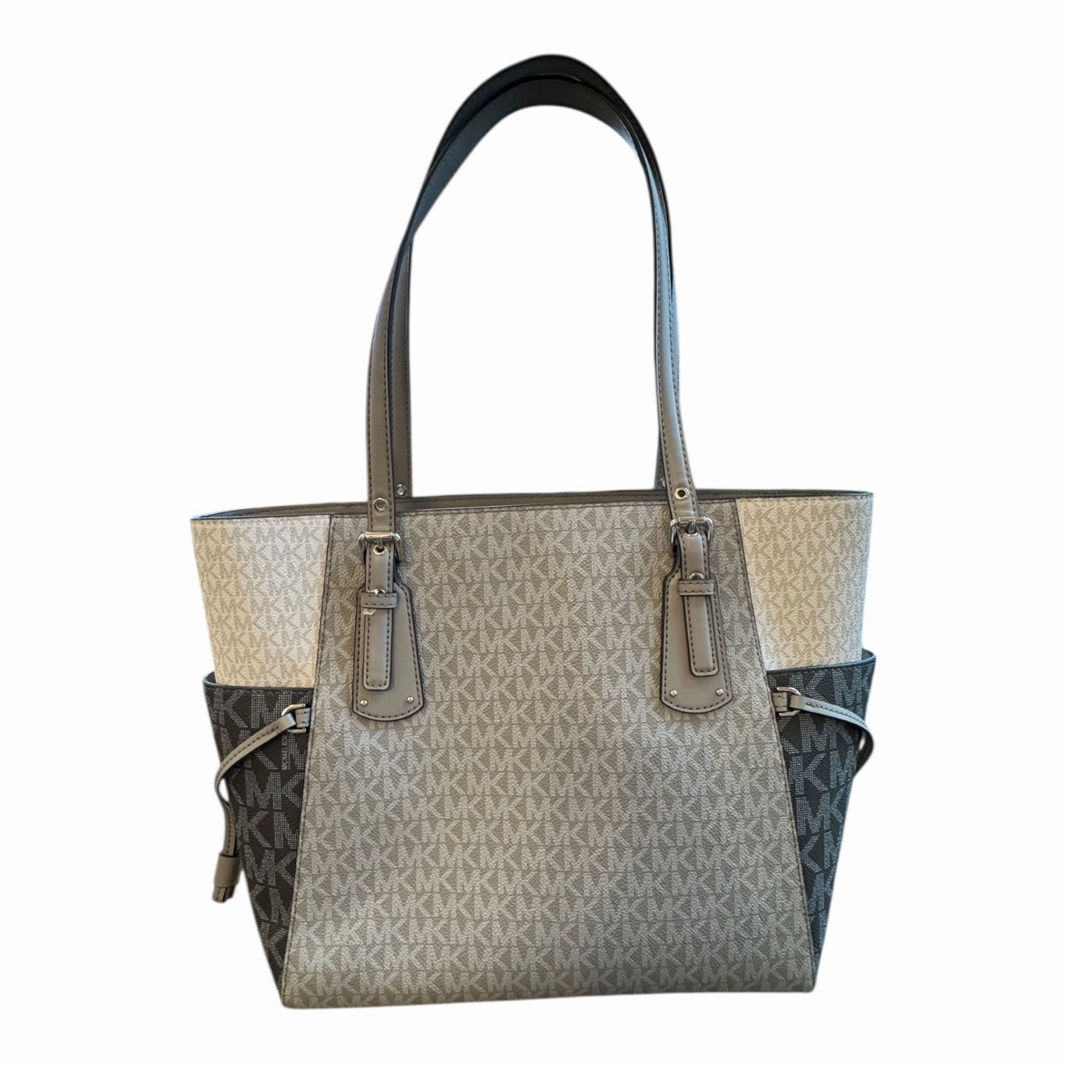 Handbag Designer By Michael Kors In Grey, Size:Large