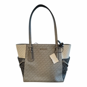 Handbag Designer By Michael Kors In Grey, Size:Large