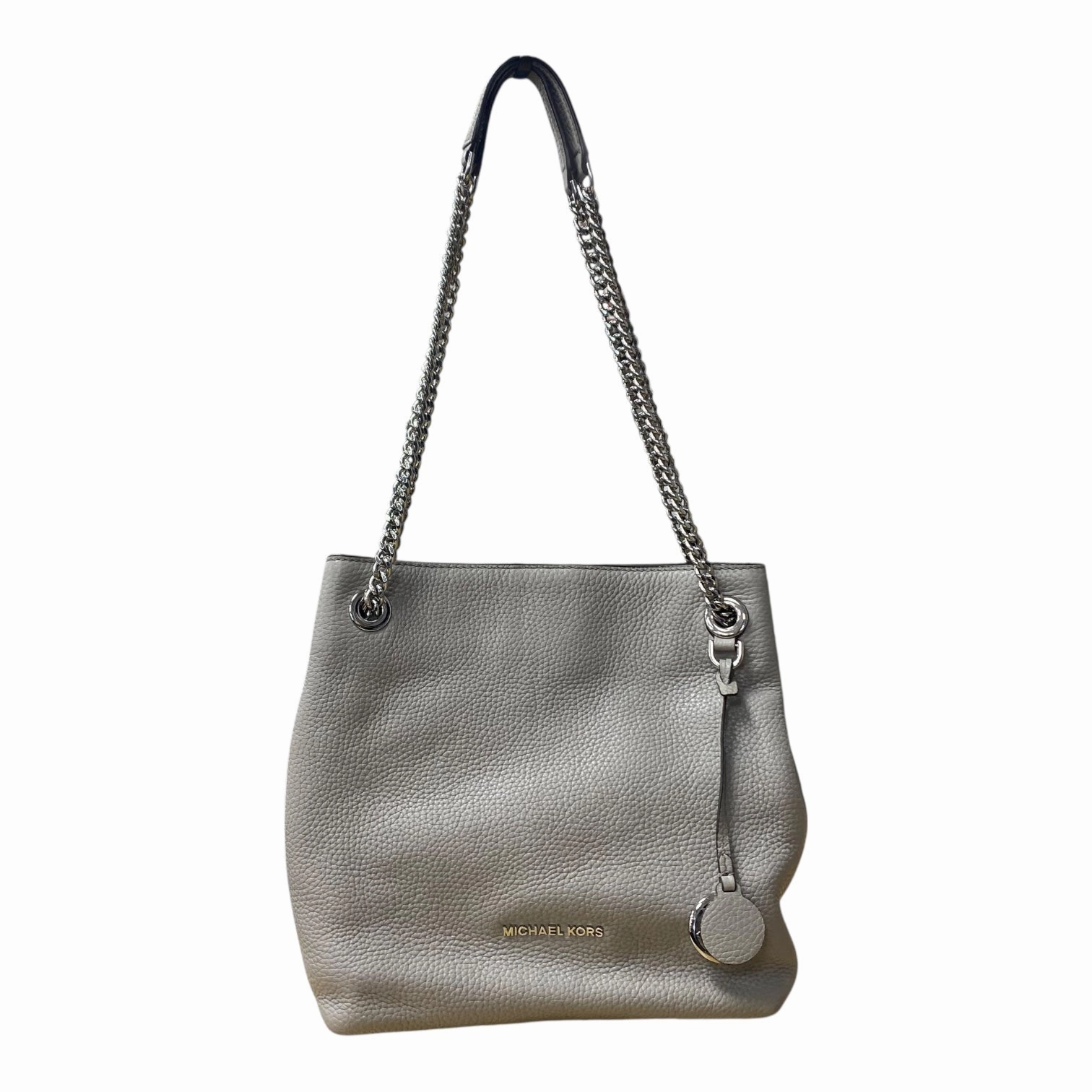 HANDBAG DESIGNER by MICHAEL KORS In GREY, Size: MEDIUM