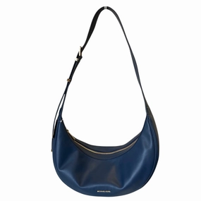 Handbag Designer By Michael Kors In Navy, Size:Medium
