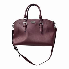 Handbag Designer By Michael Kors In Purple, Size:Medium