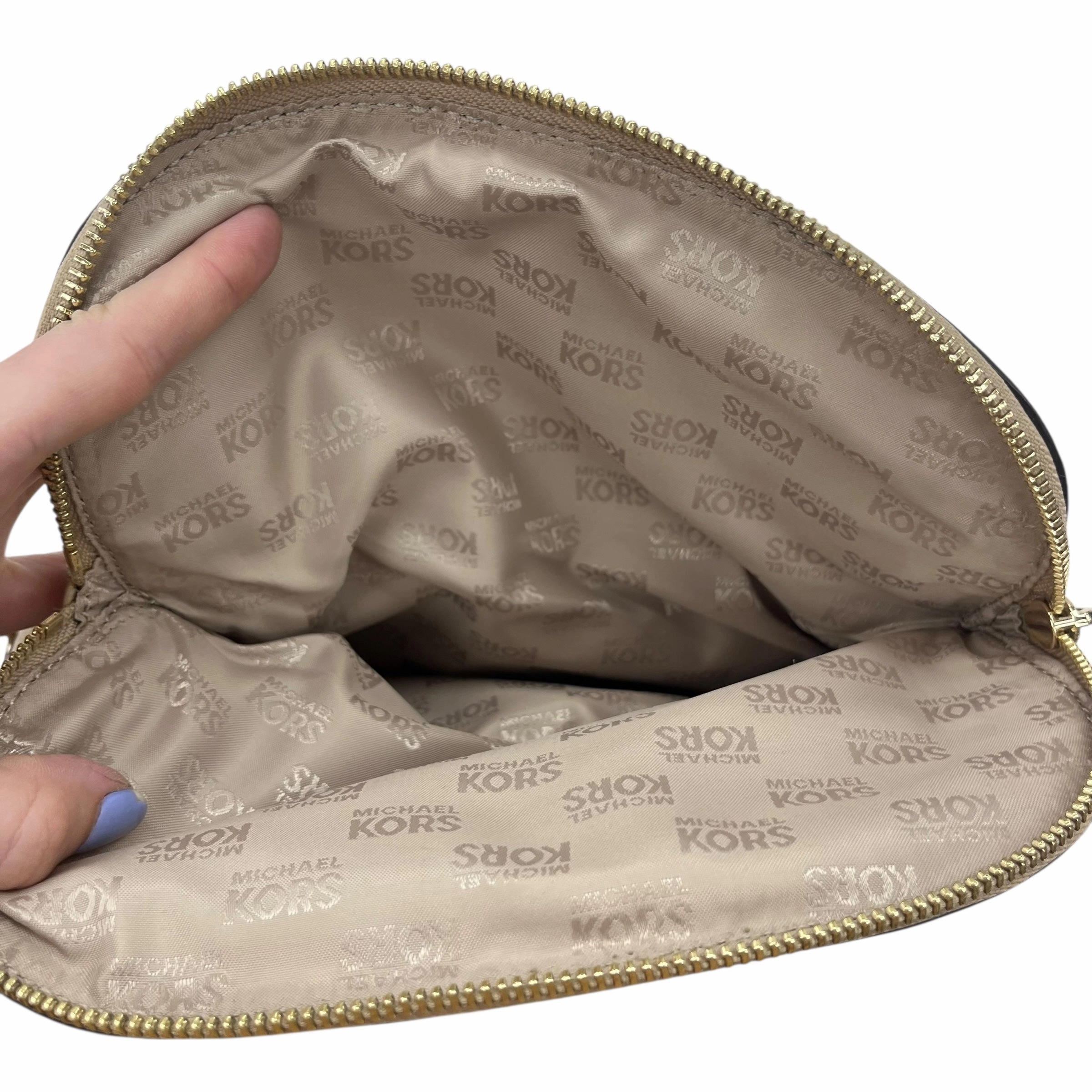 Handbag Designer By Michael Kors In Tan, Size:Small