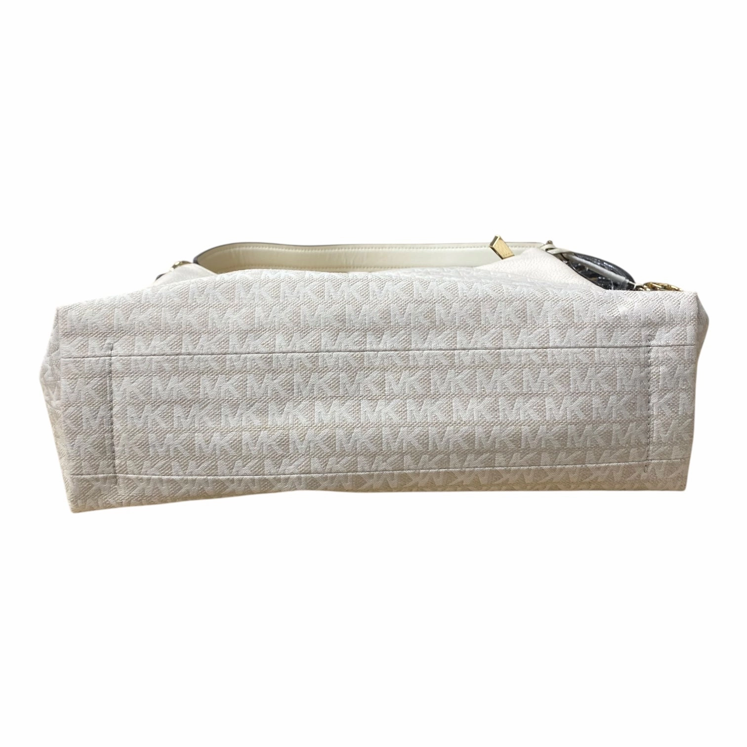 Handbag Designer By Michael Kors In White, Size:Medium