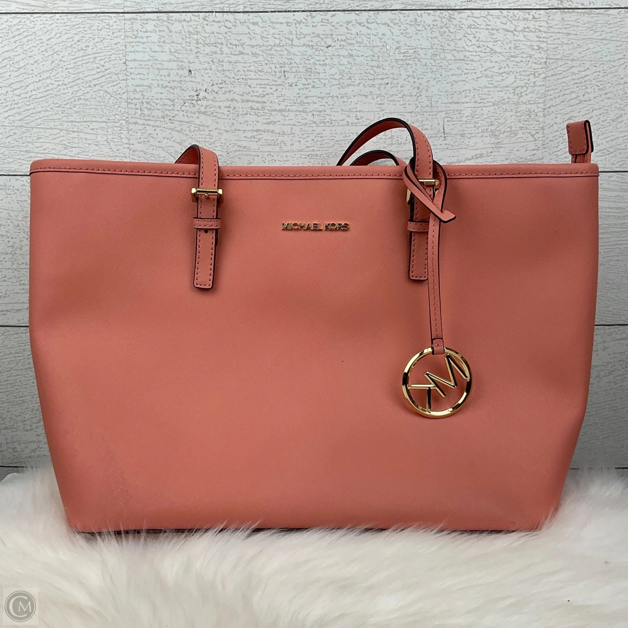 Handbag Designer By Michael Kors, Size: Large