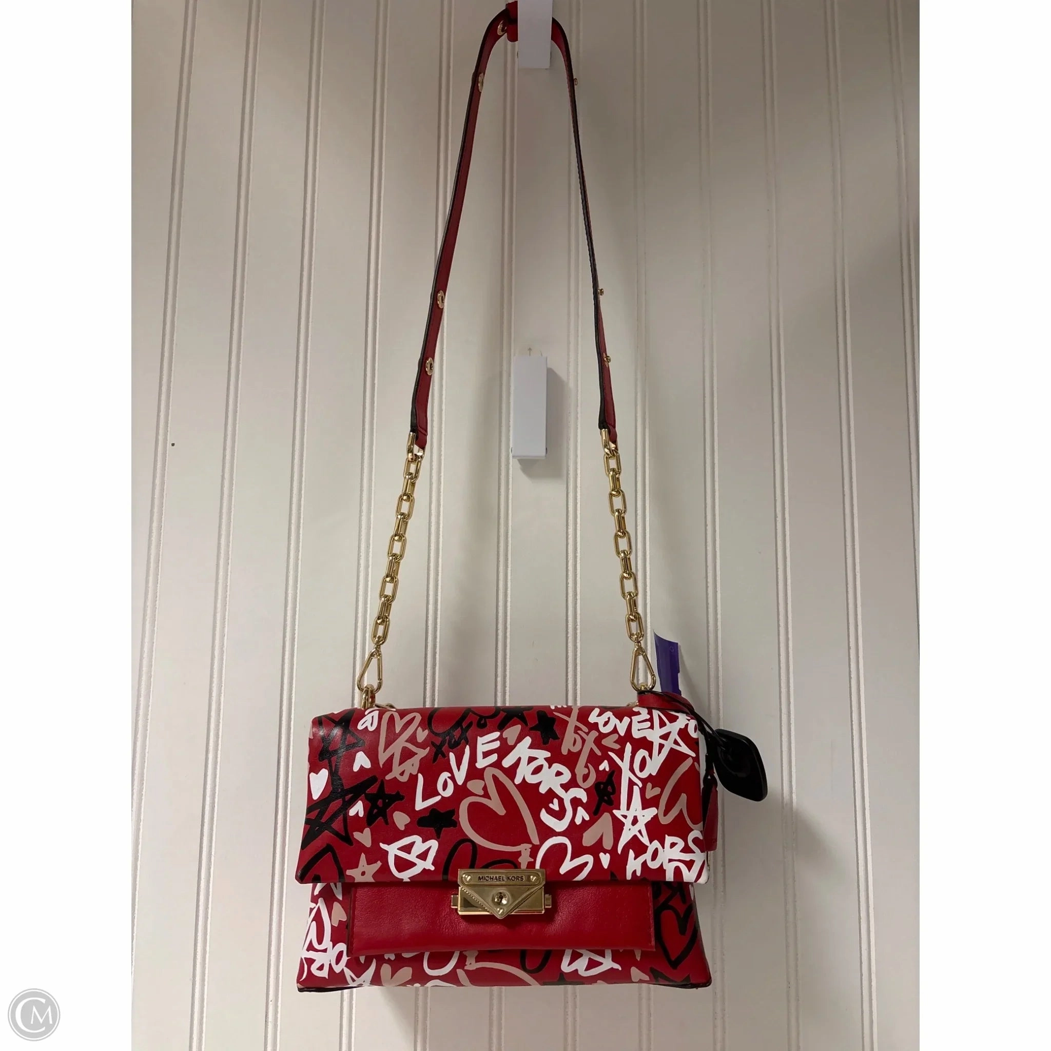 Handbag Designer By Michael Kors, Size: Medium