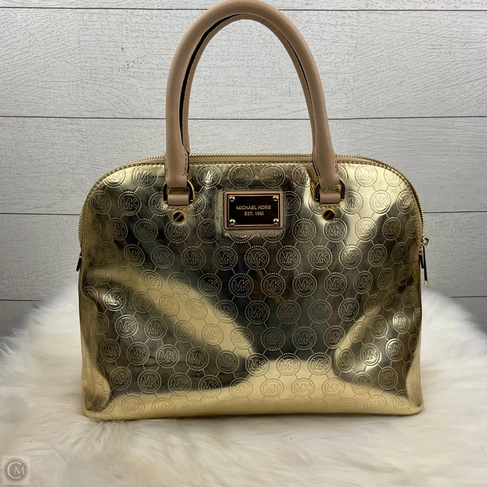 Handbag Designer By Michael Kors, Size: Medium