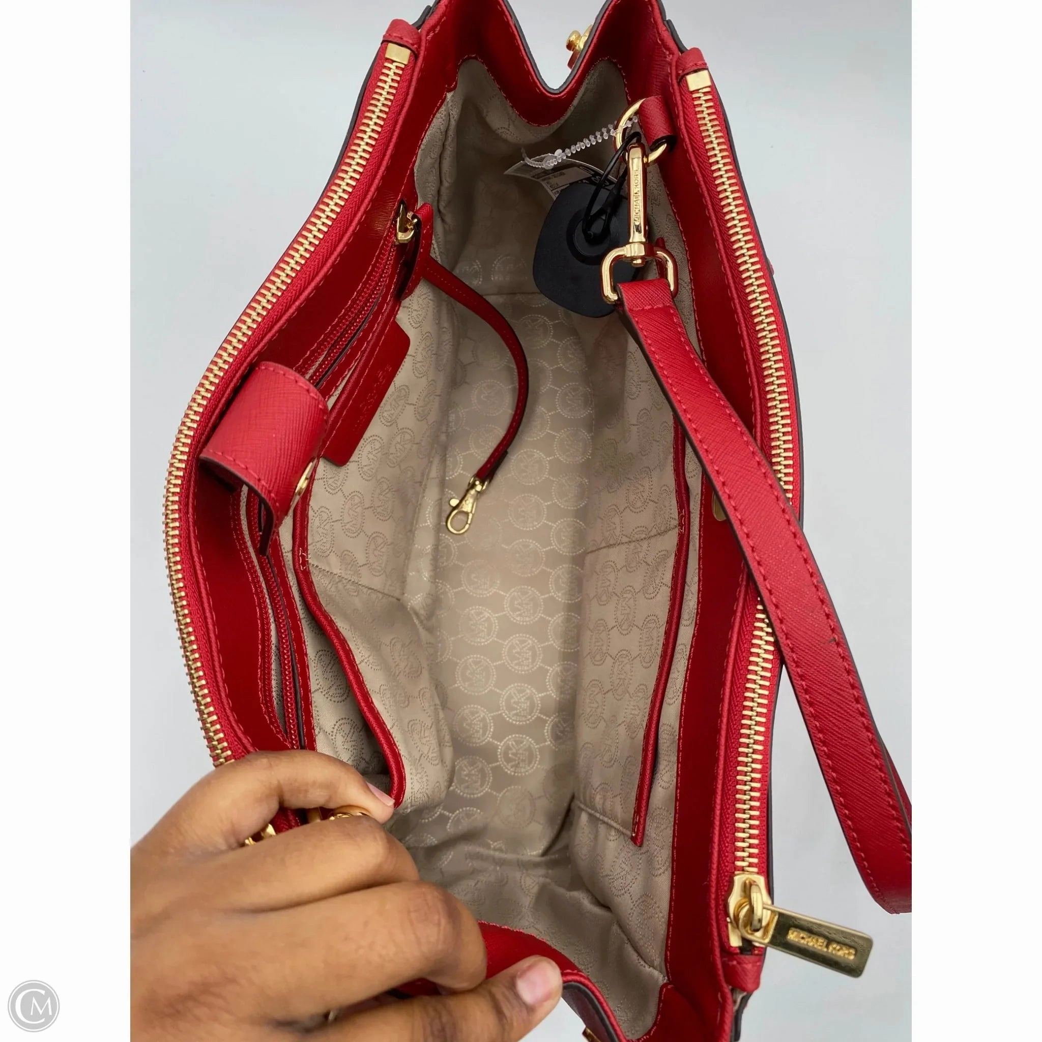 Handbag Designer By Michael Kors, Size: Medium