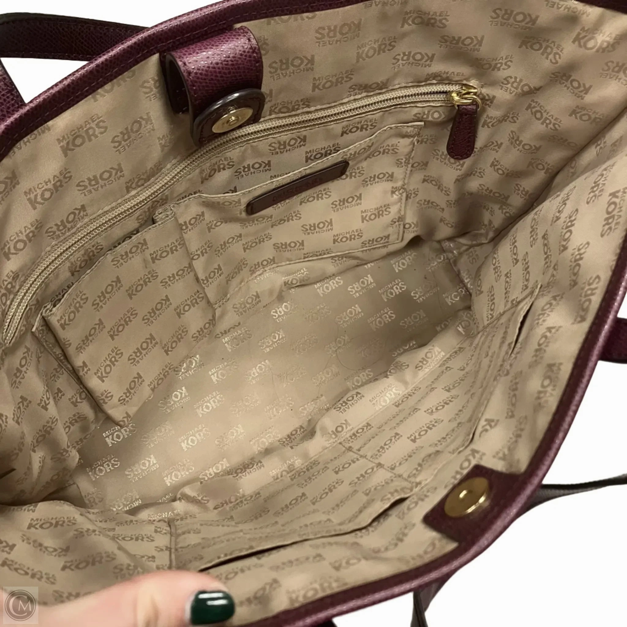 Handbag Designer By Michael Kors, Size: Medium