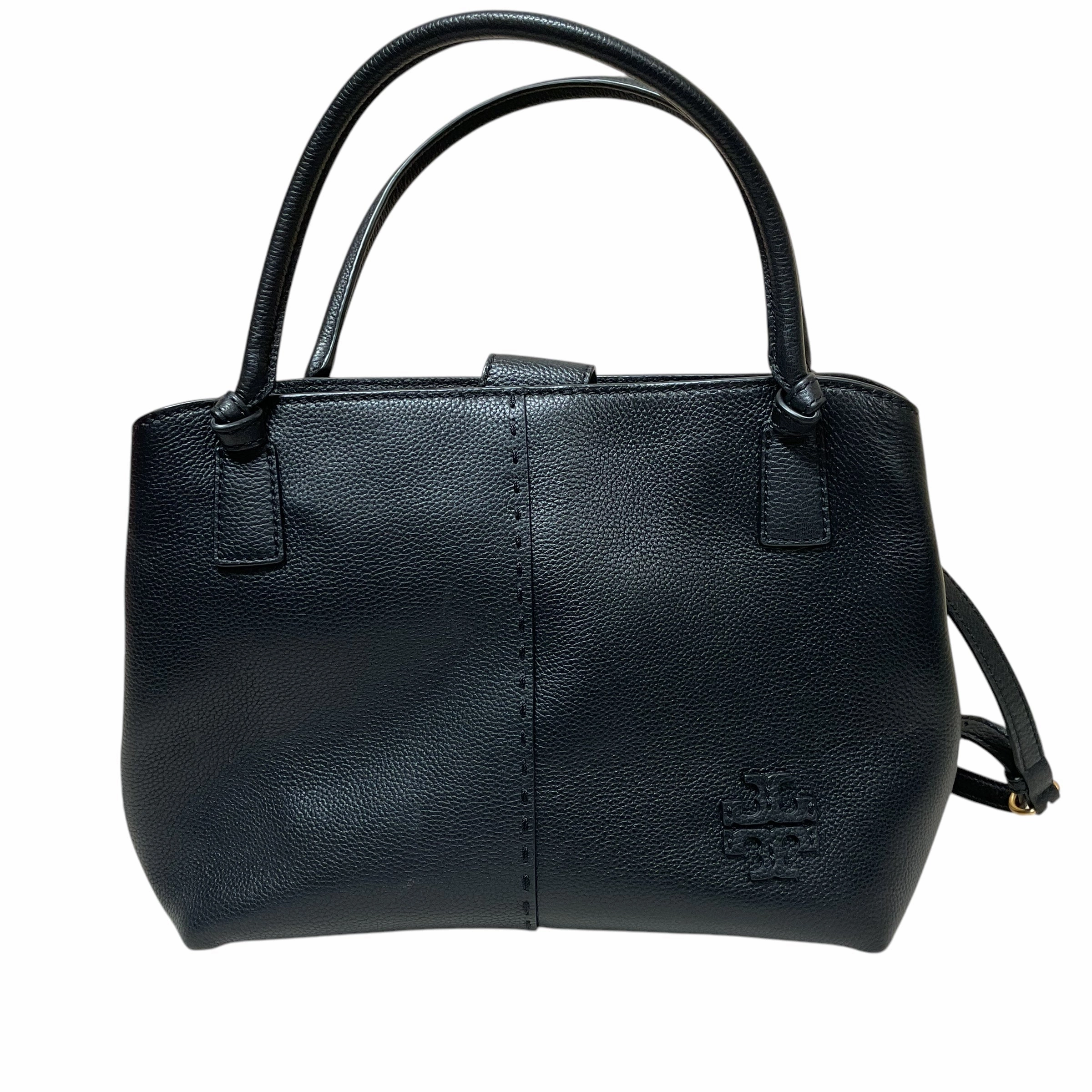 Handbag Designer By Tory Burch In Black, Size:Medium