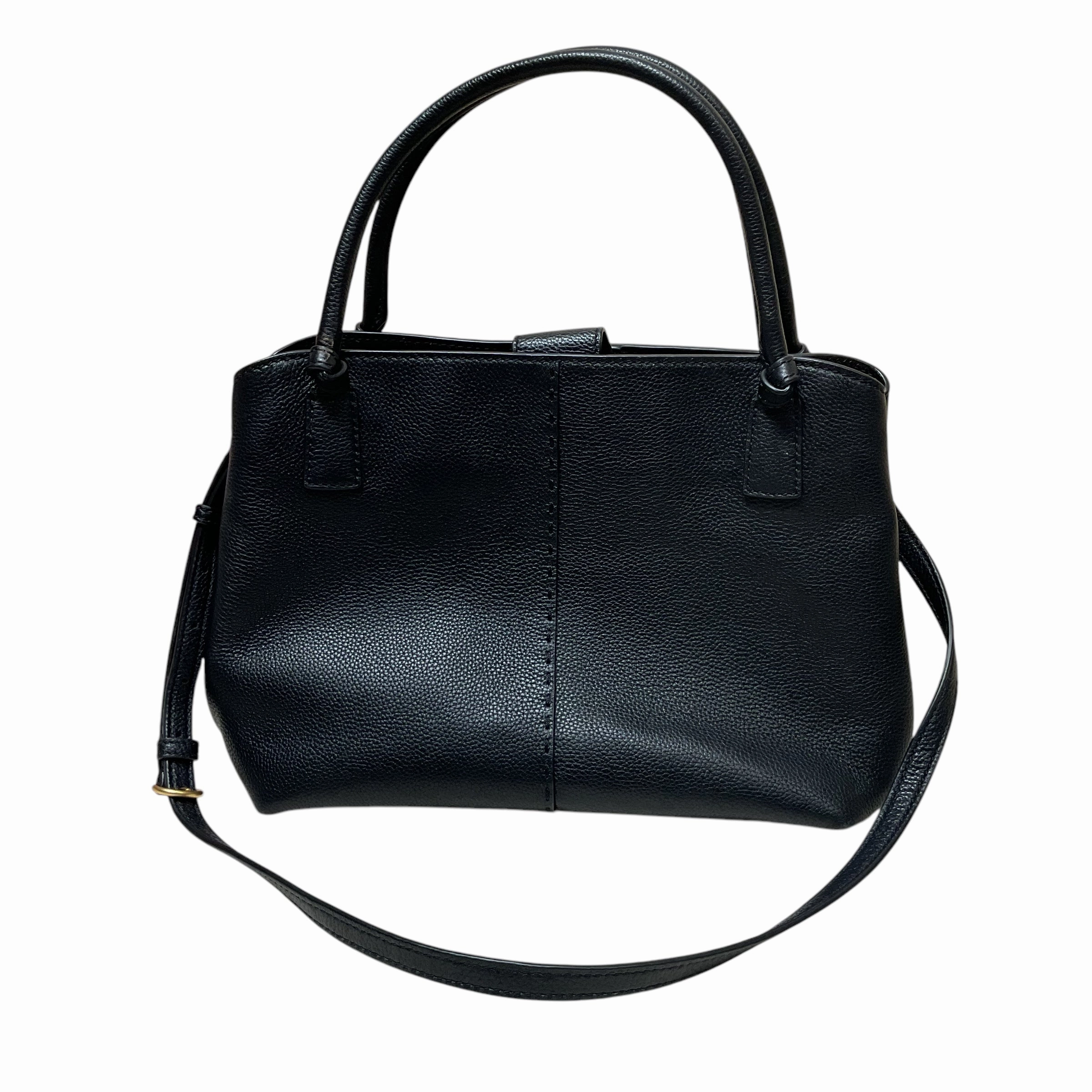 Handbag Designer By Tory Burch In Black, Size:Medium
