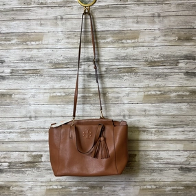 Handbag Designer By Tory Burch In Brown, Size:Large