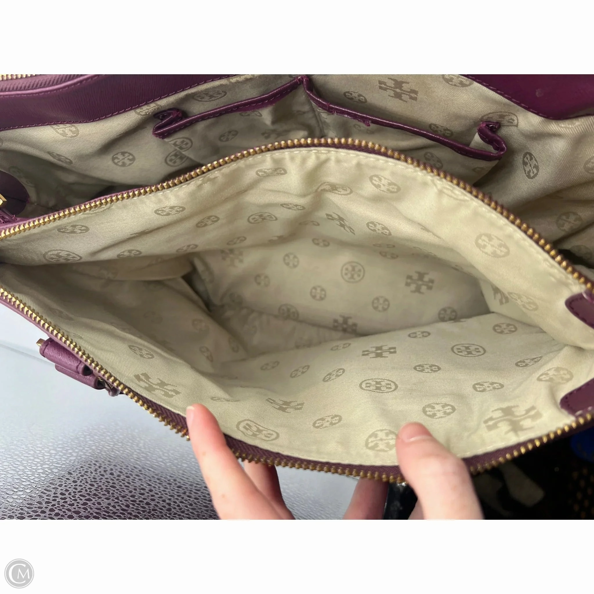 Handbag Designer By Tory Burch, Size: Large