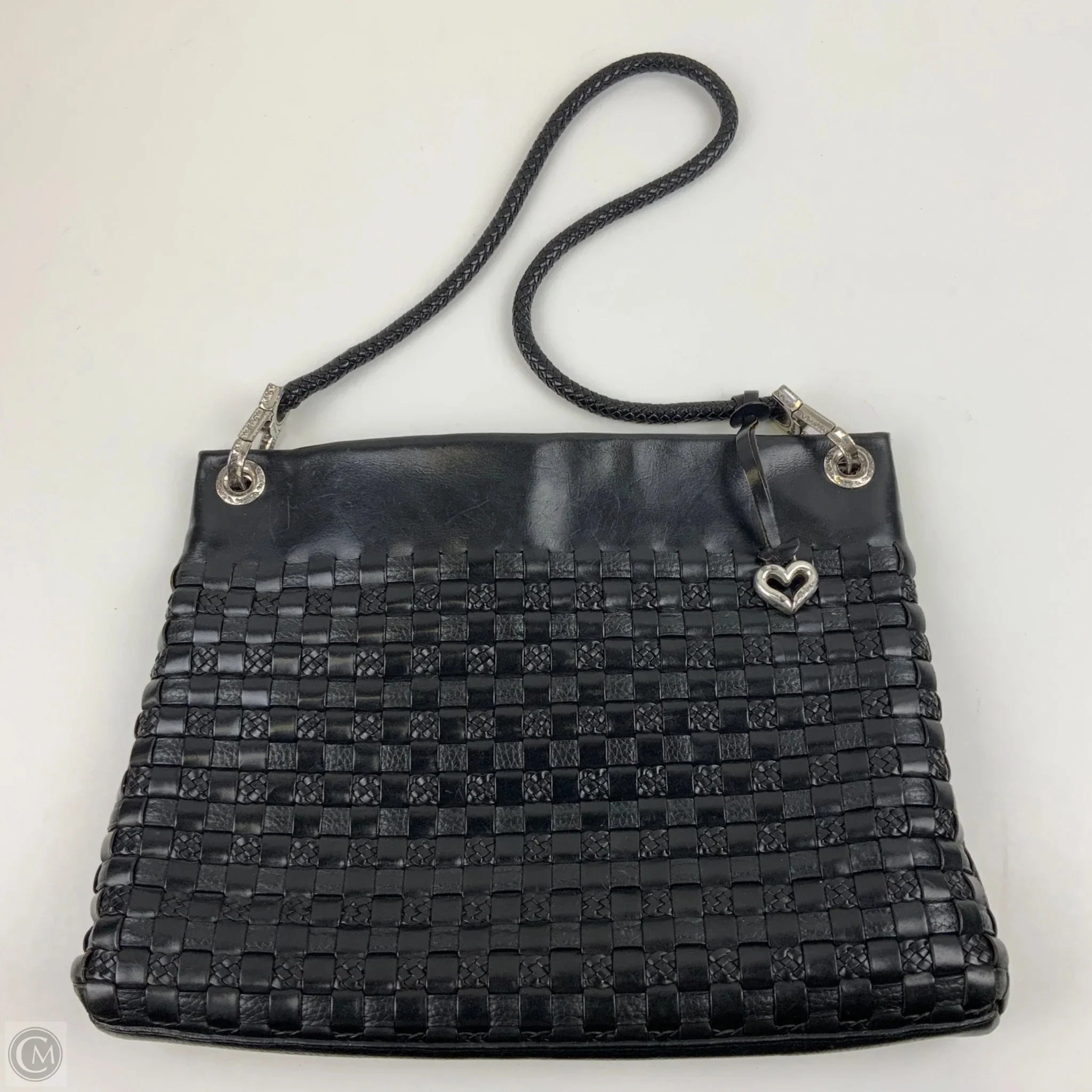 Handbag Leather By Brighton, Size: Large