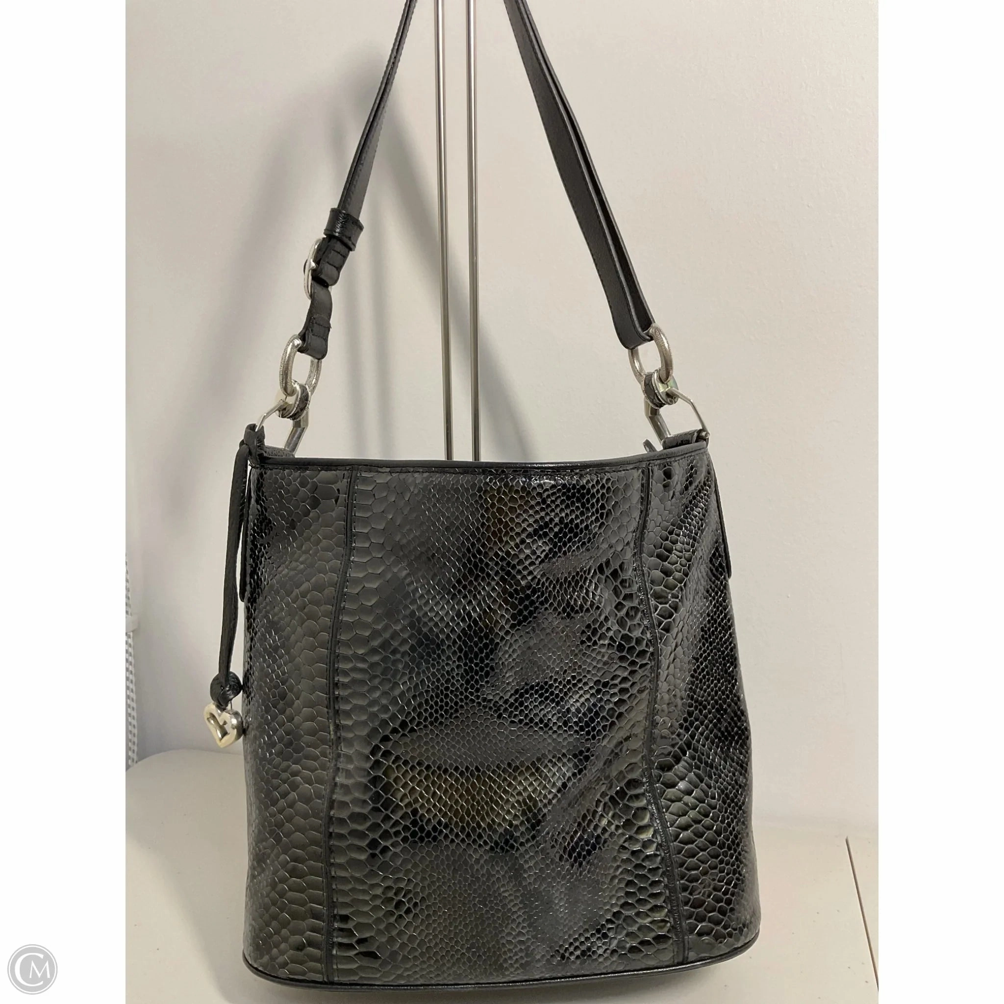 Handbag Leather By Brighton, Size: Large