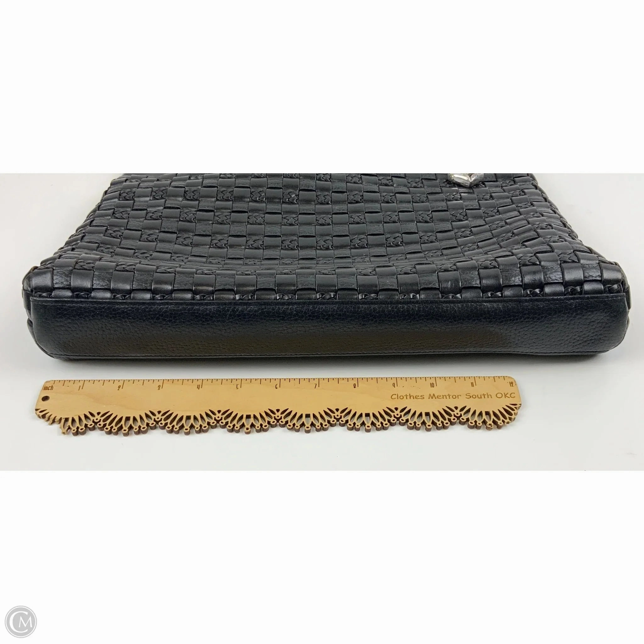 Handbag Leather By Brighton, Size: Large