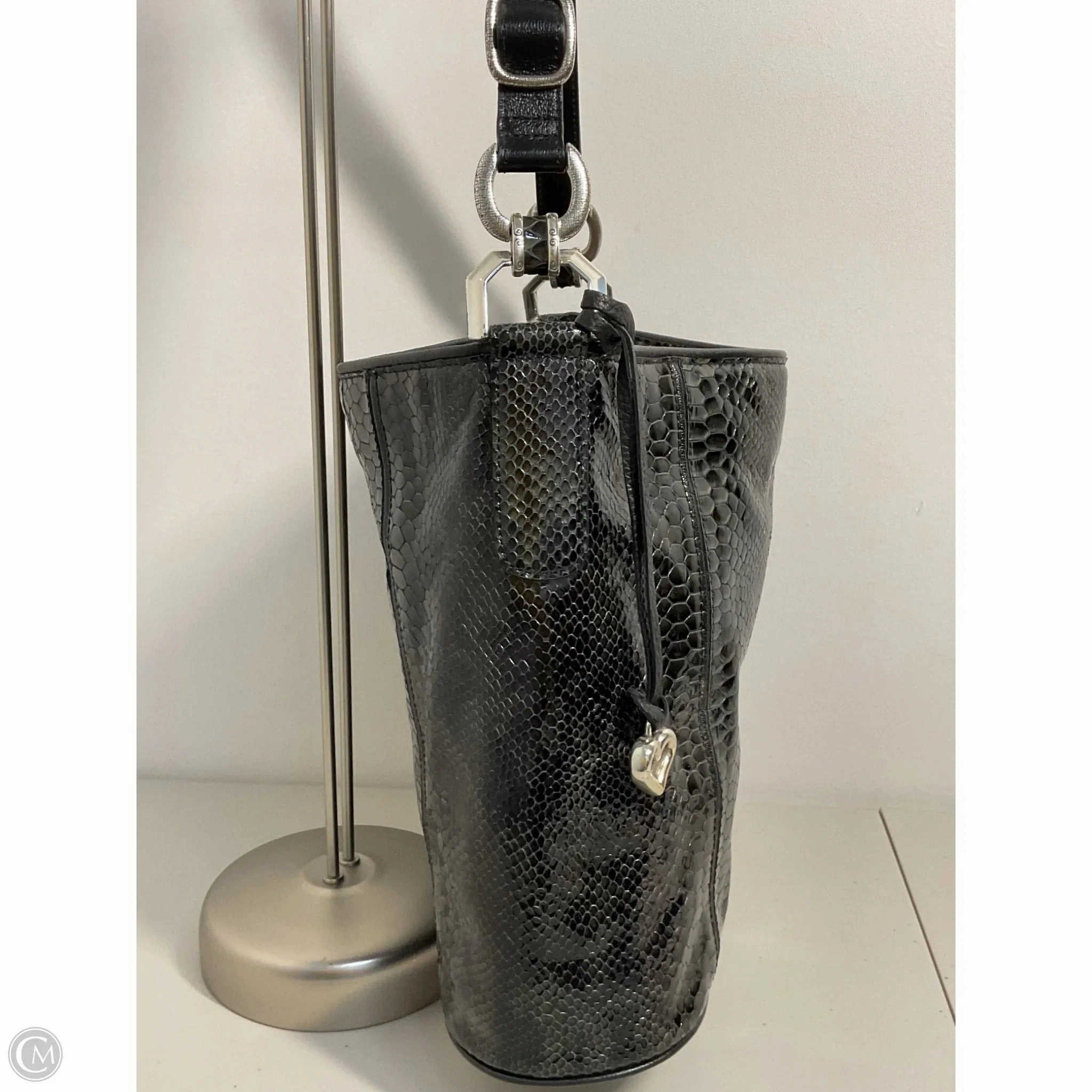 Handbag Leather By Brighton, Size: Large