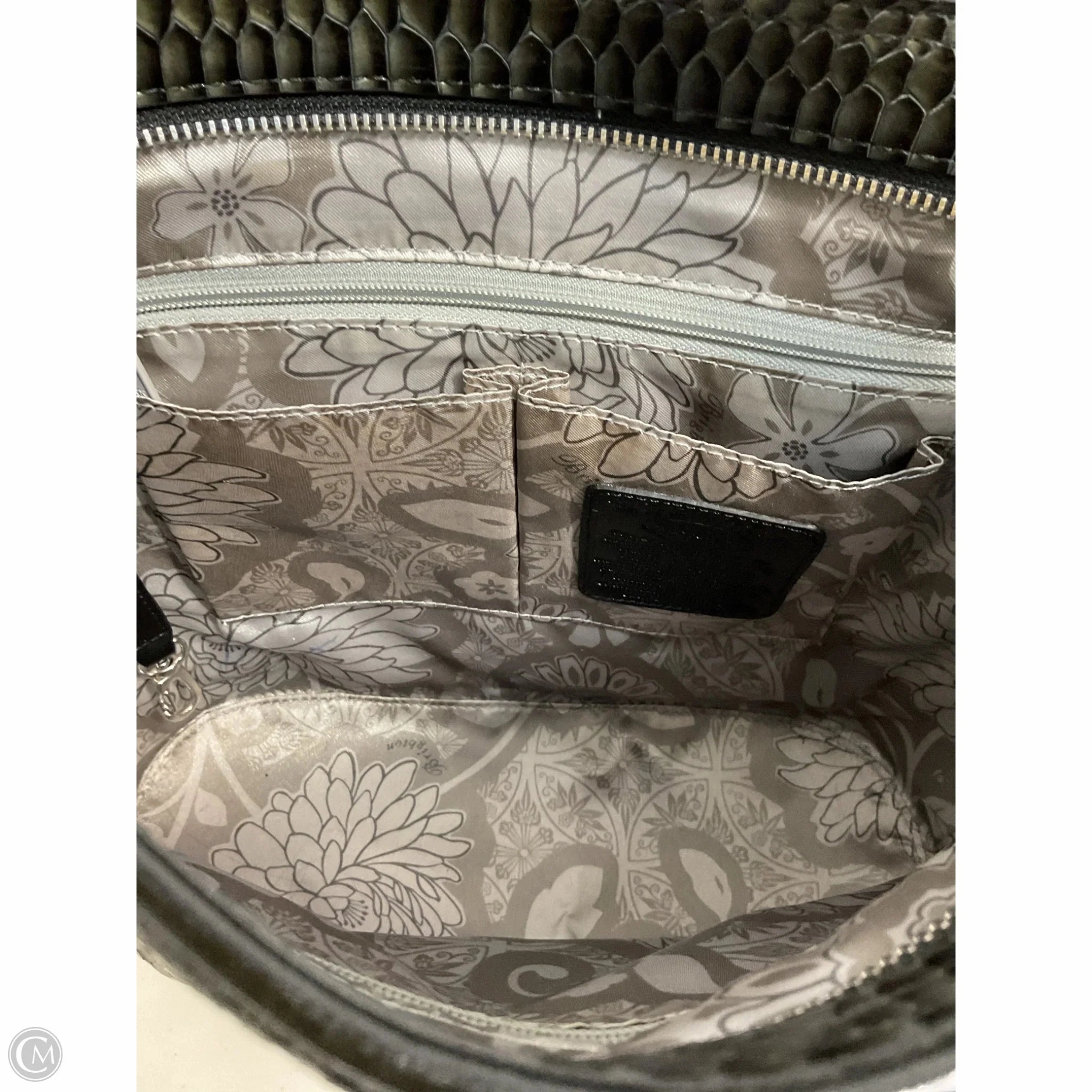 Handbag Leather By Brighton, Size: Large