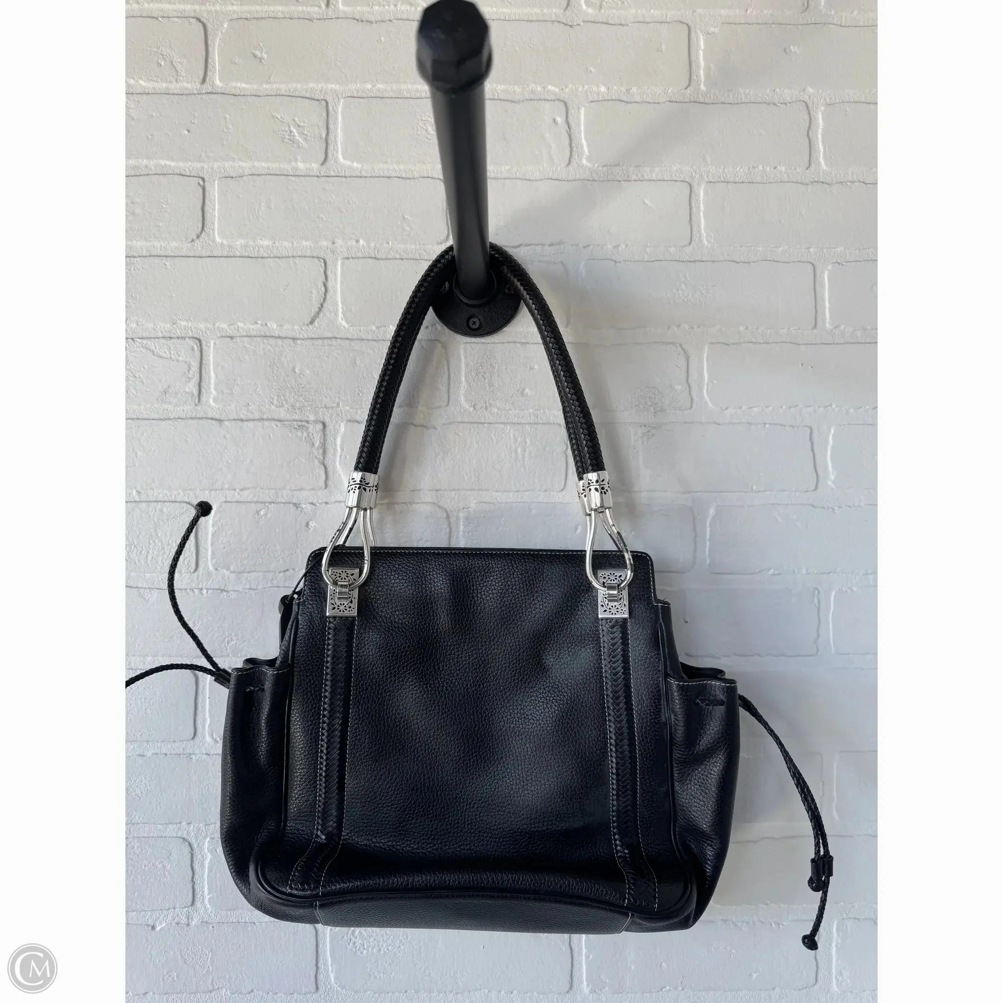 Handbag Leather By Brighton, Size: Large