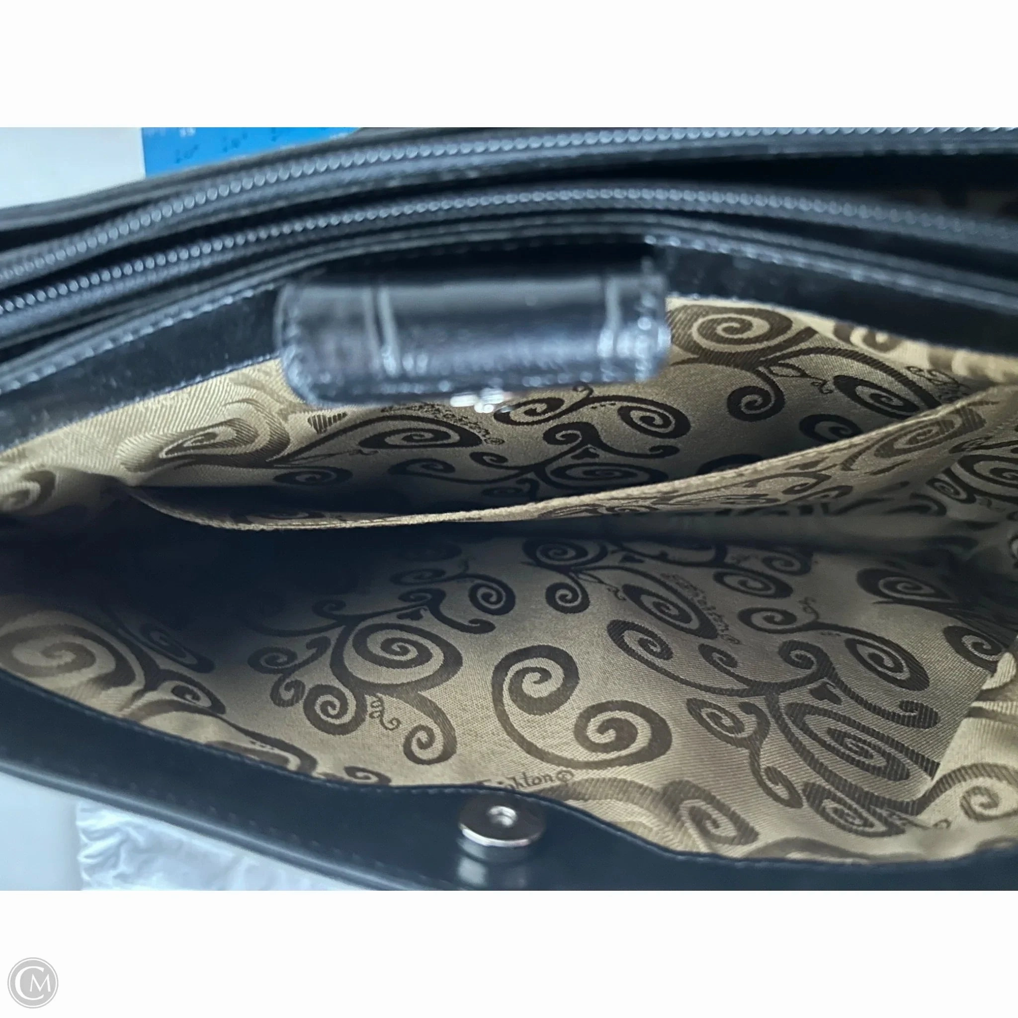 Handbag Leather By Brighton, Size: Medium