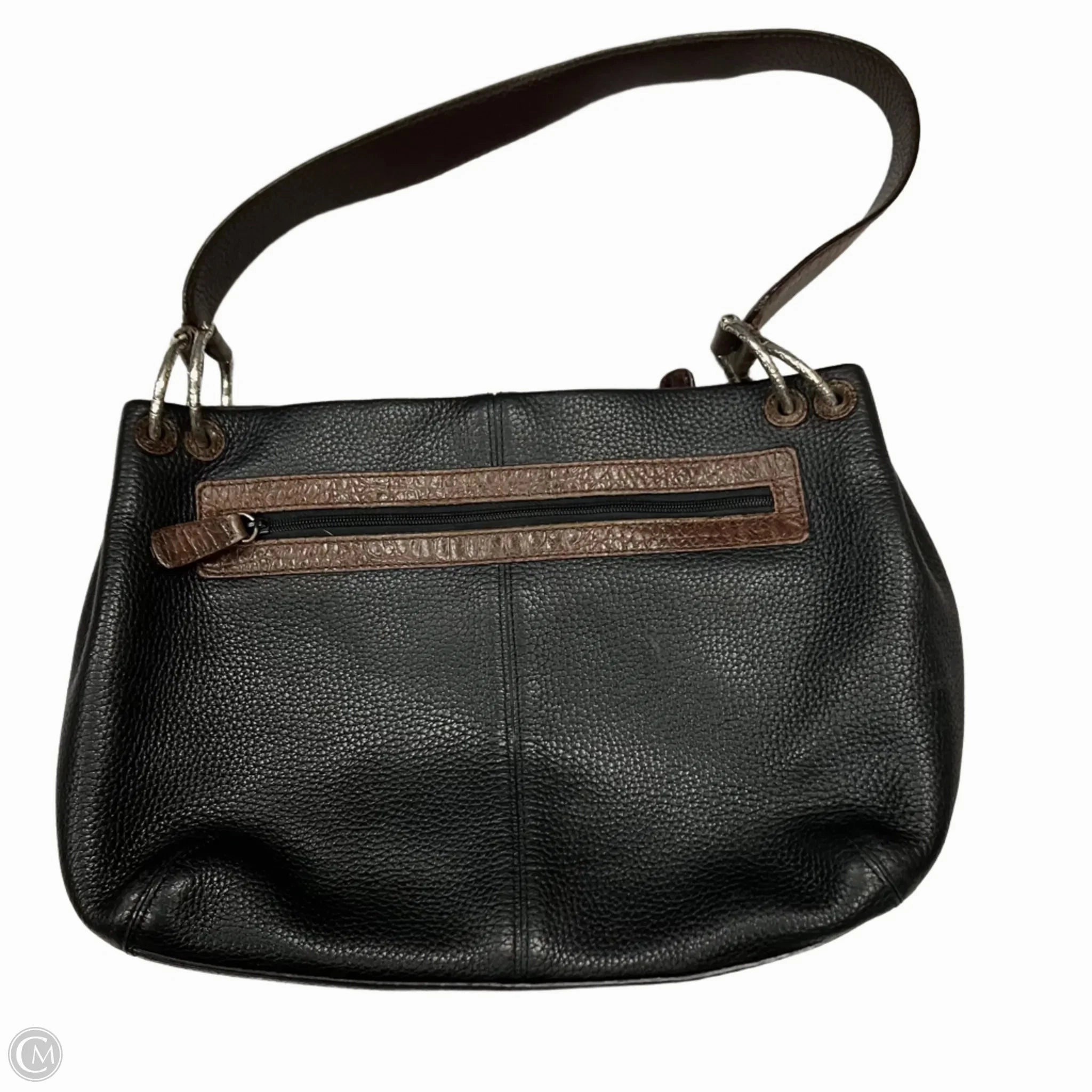 Handbag Leather By Brighton, Size: Medium