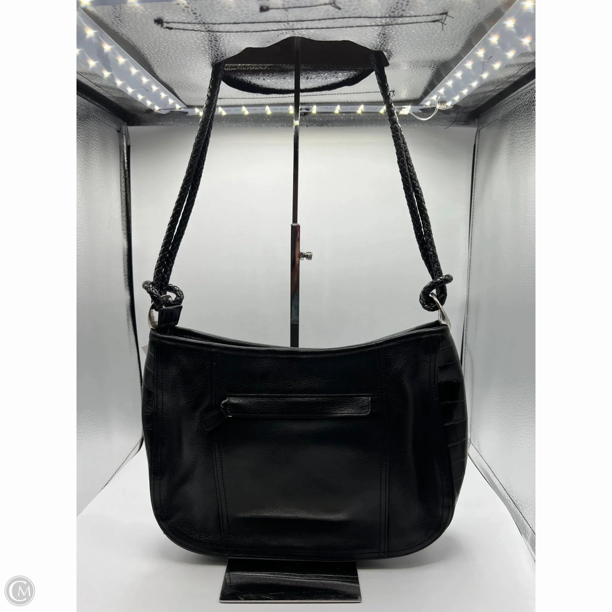 Handbag Leather By Brighton, Size: Medium