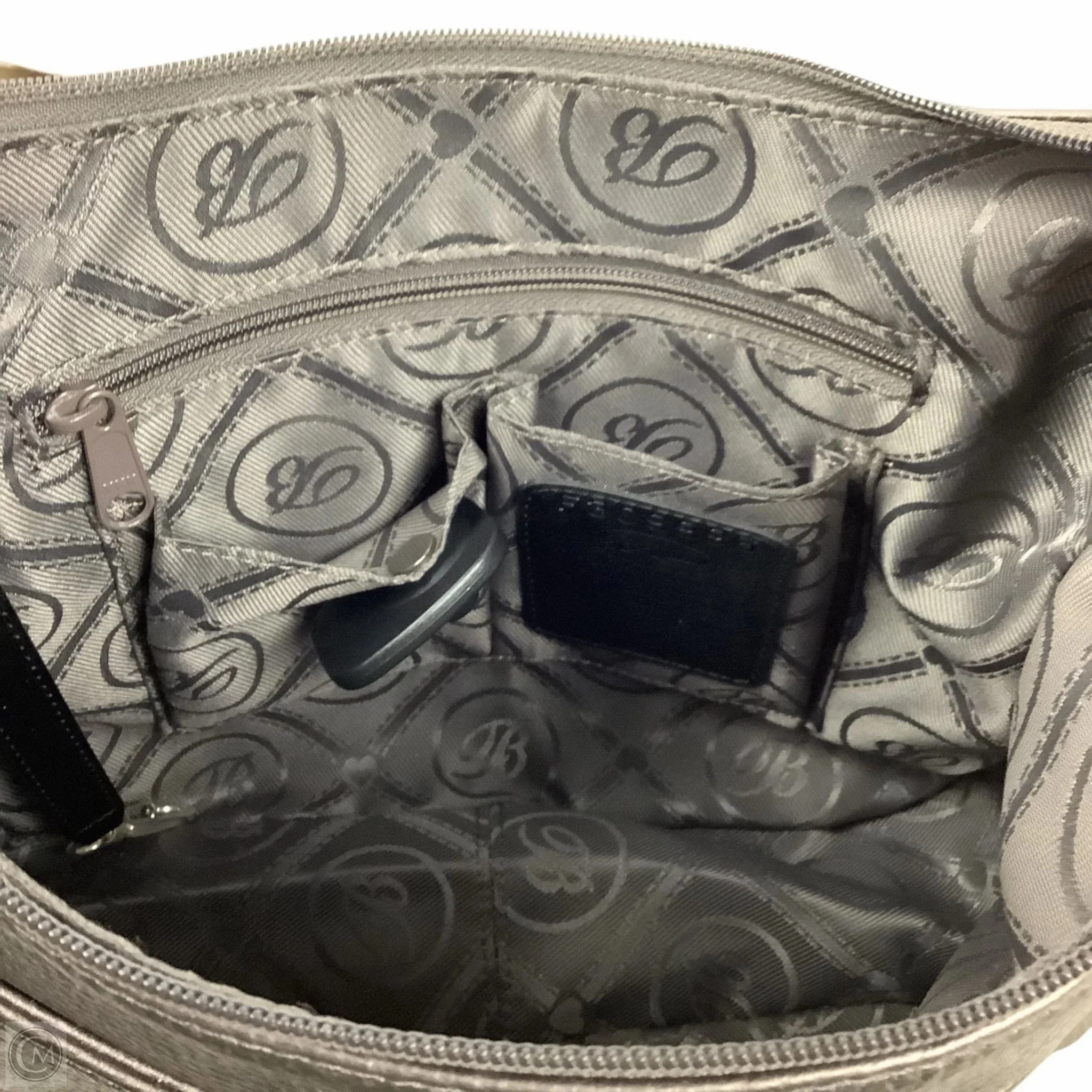 Handbag Leather By Brighton, Size: Medium