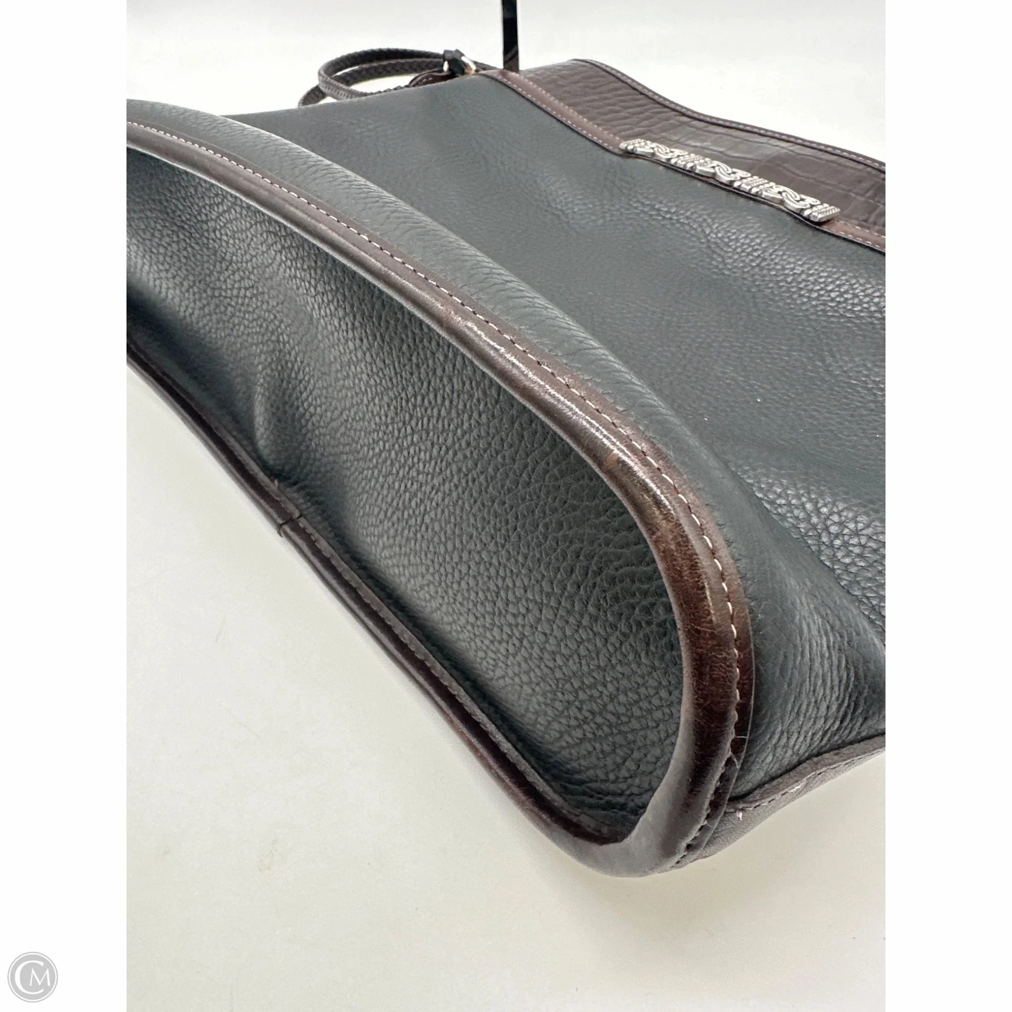 Handbag Leather By Brighton, Size: Medium
