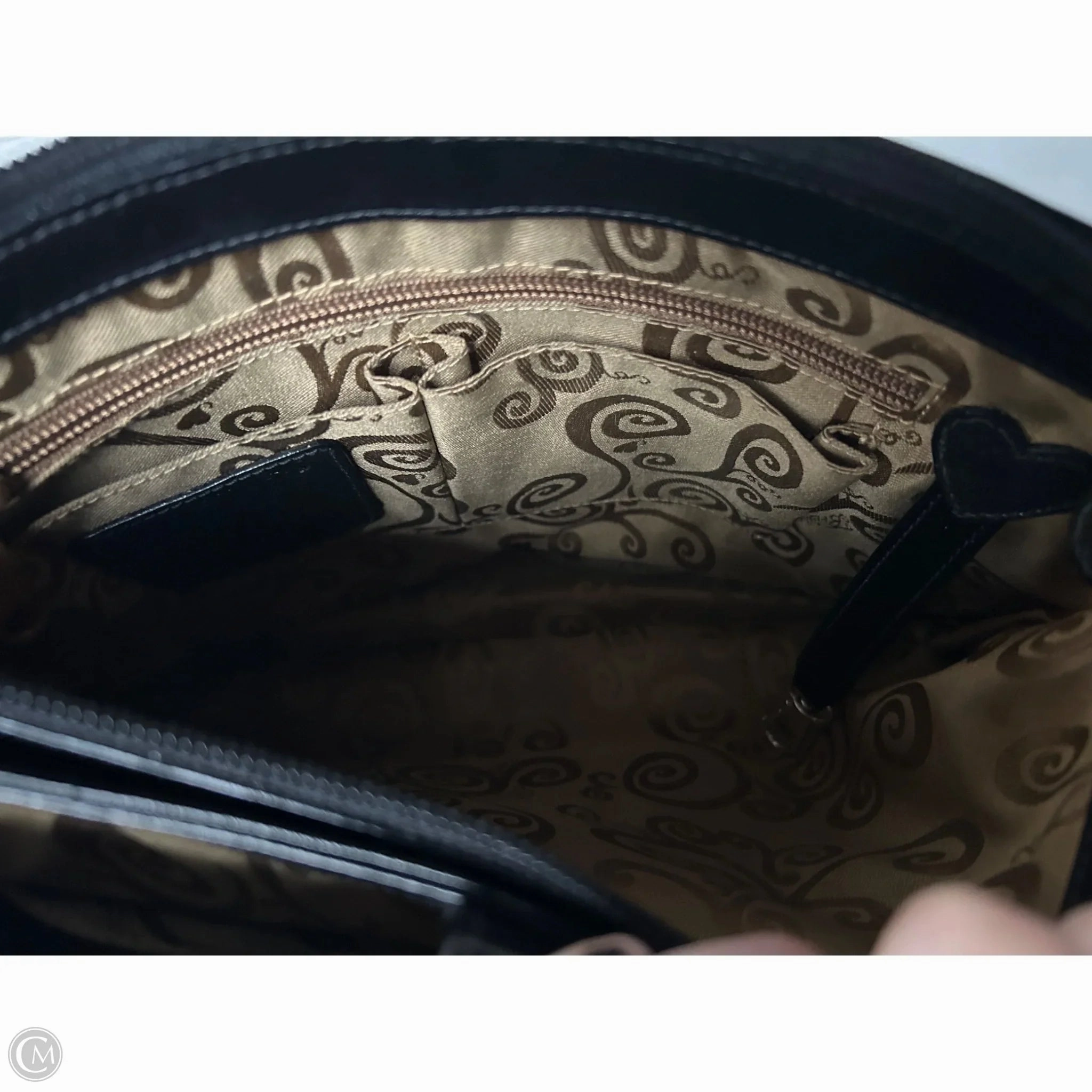 Handbag Leather By Brighton, Size: Medium