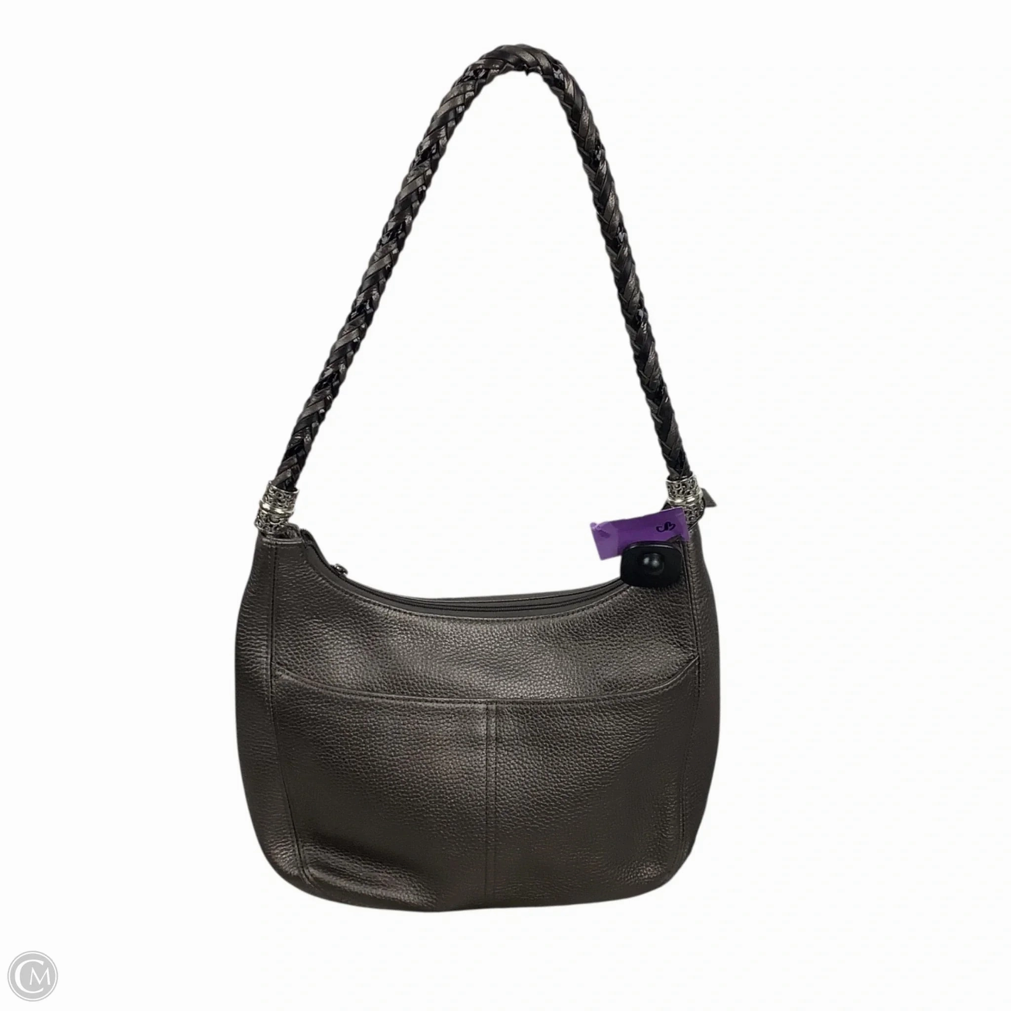 Handbag Leather By Brighton, Size: Medium